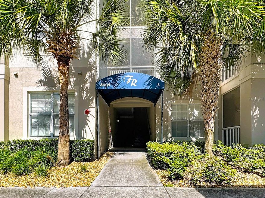 Welcome home to resort style living and lifestyle at Flora Ridge. This contemporary designed 3-bedroom, 2 baths with a large dining room and family room will want to make you rush to get home. The open-concept layout seamlessly connects the living spaces, making entertaining a breeze and giving the home a bright, airy feel. So, you can sit back and enjoy refreshments on your private screened patio overlooking the pool area.
The property is in a secure gated community; you also have a designated carport parking spot and an additional spot. Residents benefit from 24-hour security, offering you and your loved one’s peace of mind. The condo is loaded with amenities, granite, marble counters, gorgeous tile work throughout, and laminate wood floors.
The kitchen is spacious with plenty of cabinets and counter space. There’s also an adjacent laundry room, and yes, all appliances are included. The community also has wonderful water features in the surrounding ponds, walking paths, a gazebo and a community resort style pool. Shopping, malls, movie theaters are all within a couple of minutes from home. The major airports, theme parks, and major highways are also nearby. So, what are you waiting for? It's always 5 o'clock on your beautiful screened in patio. So please give us a call today for your personal viewing. Thank you!