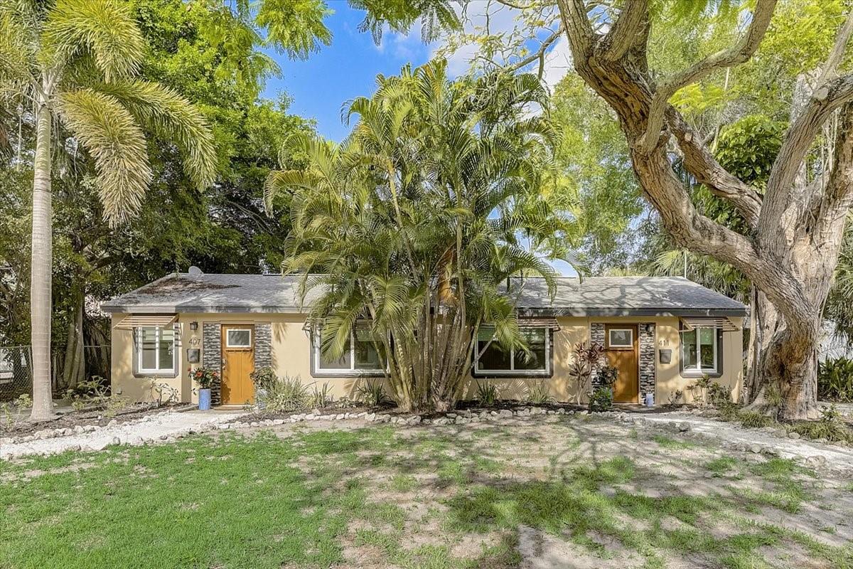 Welcome to a rare Triplex in the coveted Downtown Historic District of Laurel Park, Sarasota. This well-maintained triplex is an established Airbnb property with a proven rental record. It offers a turn-key solution for savvy investors or homeowners looking to capitalize on its steady income potential.
The triplex has been beautifully renovated and maintained by the current owners. It features three charming units: all with their own private driveway. The two front units have two bedrooms and one bathroom each, and the rear unit has one bedroom and one bathroom. it uniquely has an address on Laurel Street as the flag lot has frontage on both Ohio Place and Laurel Street. Each unit includes a private rear patio with patio sets, off-street parking, and washers/dryers (with two units sharing a laundry area); another has a washer and dryer inside. Fully furnished and ready to continue as a successful vacation rental, as it has been, but could also be converted to long-term, this property promises a hassle-free transition with existing management and future bookings in place. With 2024 financials mirroring the success of 2023, this property promises steady income.
This triplex has consistently achieved Airbnb Superhost status, attracting guests and generating reliable income year-round. The seller is eager to facilitate a smooth transfer, ensuring the new owner experiences the same benefits. In 2023, this property generated $111,599.17. January to June 2024 has been $74,084.36, which is almost identical to 2023's numbers. All of this will be available upon request to a qualified potential buyer, there are also some gaps in the methods of the owner... This is a hands-off investment for the current owner; with a little more effort, signage, and efforts to book repeat guests for the following year, I am sure that the income could be pushed higher.
Nestled in the National Historic District of Laurel Park, this property offers easy access to Sarasota’s bayfront, restaurants, shopping, Selby Gardens, and vibrant arts and theater venues.
Seize the opportunity to own this turn-key triplex in Laurel Park and start benefiting from proven Airbnb rental success, the upside potential to Sarasota's growth, and enjoy the continued growth of the best place residential neighborhood in Sarasota's Down Town area. Contact us today to explore this income-generating gem!