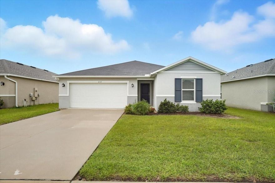 One or more photo(s) has been virtually staged. The property you are inquiring about is located in Haines City, FL in the Summerlin Groves area of Polk County. This is a 3-bedroom, 2-bathroom home located in a very convenient location to many Central Florida access points. Built in 2022 with approximately 1,600 sq.ft. and lot of .16 acre. This home has an open floor plan and a fabulous kitchen with granite countertops. There is an assumable mortgage in place with this home at a lower rate and less closing costs. Call, text to find out all the details. *Agents, please read MLS remarks.*