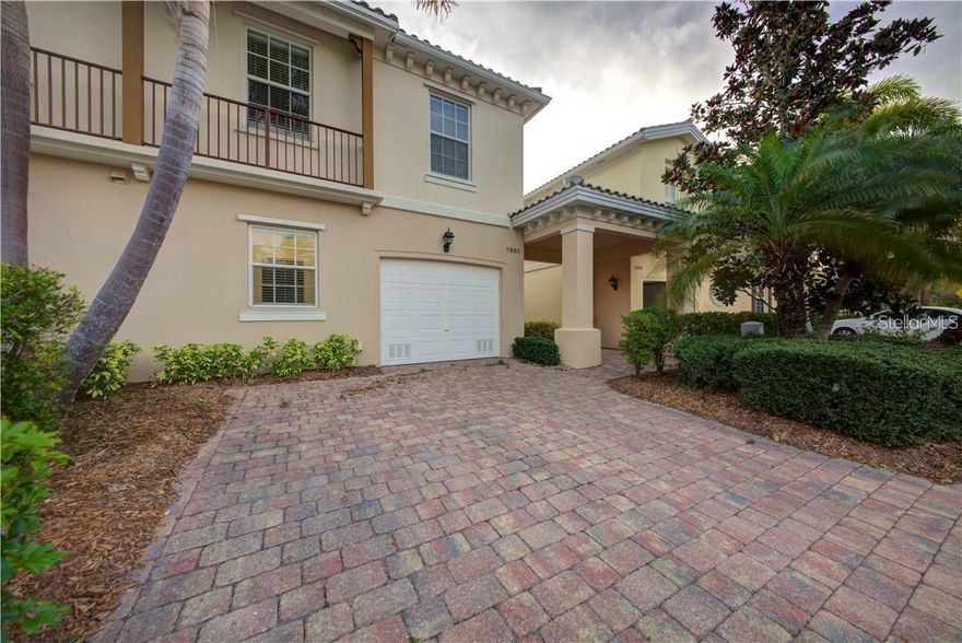 Discover the comfort and style of this inviting Catalina model townhome located in the resort-style, gated community of VillageWalk. This light and bright residence features 3 spacious bedrooms, 2.5 baths, and a 1-car garage. VillageWalk provides an exceptional lifestyle with a beautifully designed clubhouse, modern fitness center, library, card rooms, and event space. Residents also enjoy an on-site café and bar, six Har-Tru tennis courts, pickleball and bocce courts, and two heated pools—one for laps and one for lounging. Surrounded by over 500 acres of lush landscaping and scenic trails, this community is perfect for walking, biking, and outdoor recreation. Conveniently located just minutes from Siesta Key Beach, the Legacy Trail, shopping, dining, and entertainment, this home offers the best of Sarasota living in one of its most desirable neighborhoods. Tenant will have to pay a $75 broker fee before moving in. More photos will be coming in.