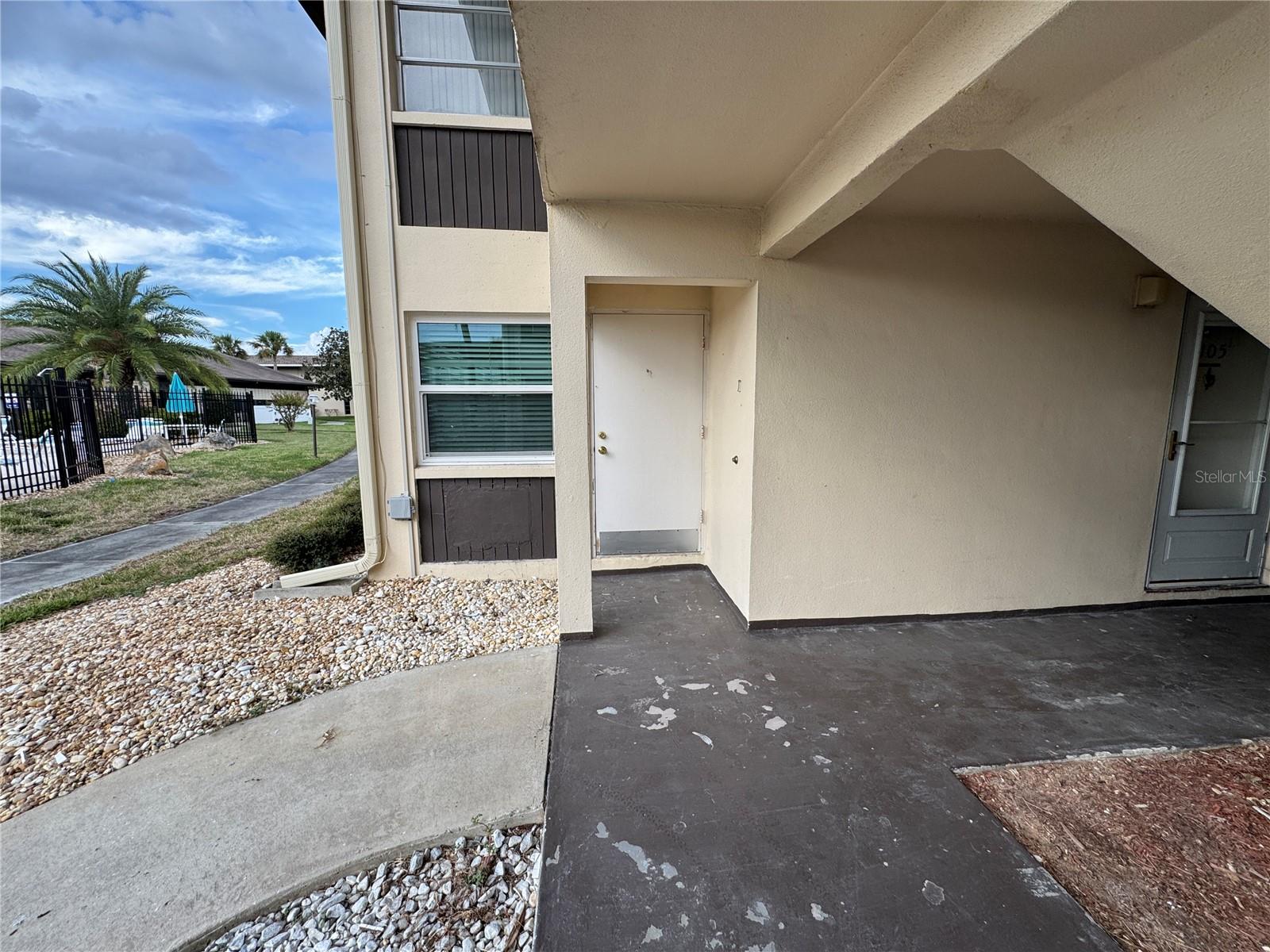 This two bedroom two bath condo overlooks the heated pool in desirable Gulf Harbors Community and has been redone and passed inspections. updated kitchen with granite countertops, stainless appliances, and fresh paint throughout. Walk in closet in the primary bedroom, updated vanity, updated windows, custom blinds in the lanai and nice cold ac. Walk right out the door and there's the heated pool and shuffleboard ready for your entertainment. This is a waterfront community with plenty of dolphin and manatee, fishing off the sea wall with a cleaning station. Close to South Square mall with Publix, pizza, shopping and banks. New Port Richey offers waterfront dining with at least 7 restaurants. Less than 1/2 a mile from US Hwy 19, yet off the beaten path. You can join the private Gulf Harbors Beach Club for only $200 a year.