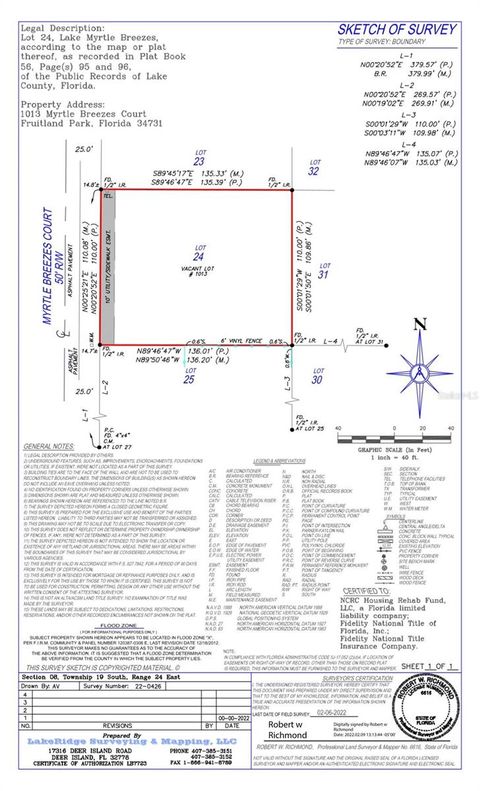1013 MYRTLE BREEZES COURT FRUITLAND PARK FL 34731
