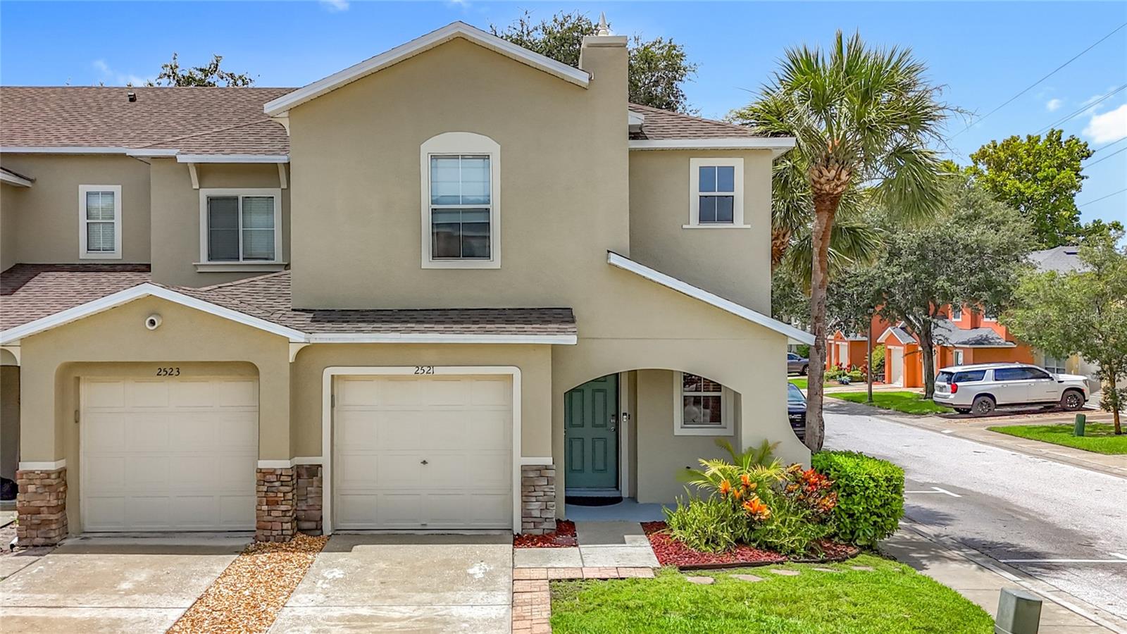 LOCATION, LOCATION, LOCATION: Clearwater/Safety Harbor Border - Welcome to this updated and meticulously maintained, 1 owner END UNIT townhome in the desirable community of Sunset Pointe, where comfort, function, and location come together effortlessly. This spacious 3 BEDROOM, 2.5 BATH home also features an attached 1 CAR GARAGE, all spread across more than 1,600 square feet of thoughtfully designed living space. This is one of the LARGEST UNITS in the COMMUNITY and they RARELY come up for sale! As you arrive at this charming townhome, the first thing you'll notice is the abundance of windows—an instant highlight of its end-unit location. These extra windows flood the interior with natural light, creating a bright and inviting atmosphere while offering enhanced privacy. Step through the front door into a thoughtfully designed, open floor plan with over 1,600 square feet of comfortable living space. GORGEOUS REAL WOOD flooring flows throughout the main level, connecting the spacious living and dining areas—perfect for both entertaining and everyday living. To your left, the heart of the home unfolds with a beautifully appointed kitchen designed with both function and style in mind. It boasts HIGH END STAINLESS STEAL appliances, including a CONVECTION OVEN and LOW PROFILE MICROWAVE and dishwasher, a modern SAMSUNG 4 Door French Door Refrigerator with customizable/changeable door panels, as well as an undermount DEEP SINK with a modern kitchen faucet, real wood cabinetry featuring EXOTIC GRANITE and LED accent lighting, a very large pantry, and a generous breakfast bar that comfortably seats several guests. Whether you're preparing meals or catching up with friends, this space effortlessly brings everyone together. Straight ahead, large sliding glass doors draw your eyes toward the OVERSIZED screened outdoor living area. This peaceful space overlooks a greenbelt and offers a private place to enjoy your morning coffee or unwind in the evening while grilling and watching the beautiful sunsets paint the sky —truly a serene extension of your indoor living space and a RARE BONUS in townhome living! Just off the main living area is a convenient half bath. The spacious primary suite includes DUAL WALK-IN closets and a newly remodeled and CUSTOM en-suite bath. The en-suite bath is complete with a DUAL SINK VANITY with LED mirror, custom tiled walk-in shower with dual shower heads and glass surround, and additional storage. Two additional sizeable bedrooms and a full bathroom complete the upper level, keeping daily routines simple and efficient. Additional features: ROOF 2022, RING DOORBELL, NEW Luxury Vinyl Plank flooring upstairs for durability and easy maintenance. The HOA provides exceptional value, with LOW DUES covering ROOF, CABLE & INTERNET, GARBAGE COLLECTION, EXTERIOR UPKEEP, LAWN CARE, COMMUNITY POOL, and PLAYGROUND. Located in a NON-FLOOD ZONE, NON-EVACUATION ZONE at 76 FT ABOVE SEA LEVEL. This amazing community is also adjacent to the scenic Duke Energy Trail—perfect for biking, walking, or running. You'll also enjoy being within walking distance of grocery stores (Sprouts, Publix, and Aldi) and just minutes from schools, shopping, entertainment, restaurants, medical facilities, airports, Clearwater Beach, DOWNTOWN DUNEDIN, and DOWNTOWN SAFETY HARBOR. This is your opportunity to own a MOVE-IN READY home in a well-maintained community. Call today for your private showing - You will LOVE what you see!