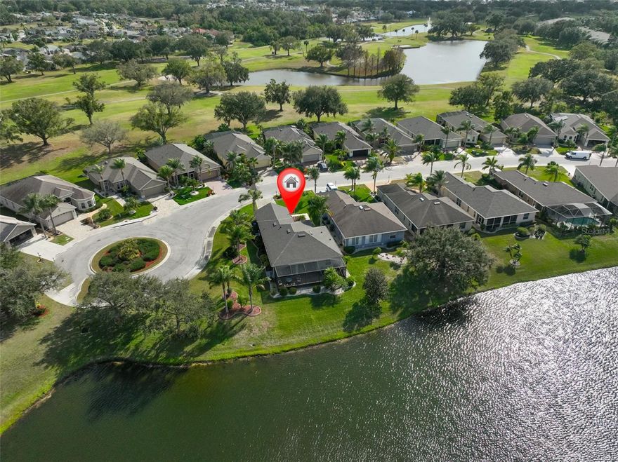 Welcome home to this tranquil water front property! This 2 bedroom 2 bath offers relaxing vibes. Updates: roof 5/2025, ac 2022, hot water heater 6/2024, kitchen appliances 2022, crown molding, updated floors in bedrooms. This stunning home has so much offer in well known Sun City Center community. Don't miss out on this opportunity!