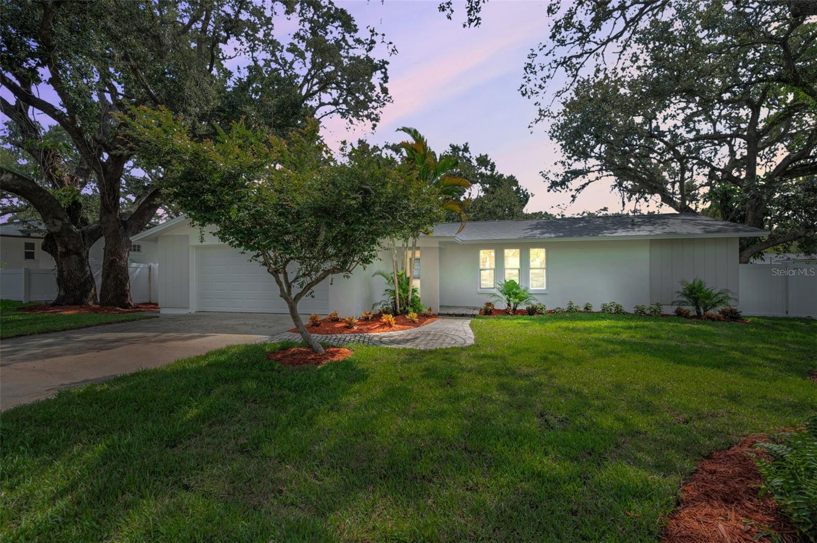 Completely renovated home in beautiful Spanish Oaks. New 30-year roof with fully transferable warranty. No flood insurance. High and Dry. Property has never flooded. All new PGT high impact windows with transferable warranty. Split plan. Open floor plan. All new fixtures and ceiling fans. Kitchen has all new Samsung stainless-steel appliances. New wood cabinets with soft close doors and drawers. Quartz countertop with undermount sink. Wine/coffee Bar with undermount sink. Bathrooms completely remodeled, quartz countertops with undermount sinks. His/her sinks in primary bath. Primary bedroom walk in closet. All new high-quality 12 MM wood/laminate flooring throughout. No carpet. All new LED lighting throughout. New Garage door with transferable warranty. New R-30 insulation installed in attic. Quality Vinyl fence. New landscaping. All the best schools. Very quiet street. This will not last. Call today.