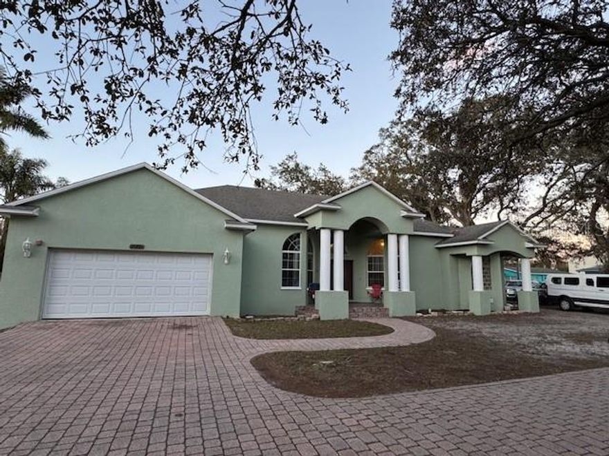 Excellent investment opportunity or forever home. Welcome to this stunning designer home located on a quiet dead-end street in the heart of Largo. Built in 2007, this spacious 3-bedroom, 2-bath residence with a den/office offers 2,472 sq ft of thoughtfully designed living space on a large lot with room for a pool. Soaring high ceilings throughout, generously sized rooms, and an open, split-floor plan create an airy and functional layout ideal for both everyday living and entertaining.
The expansive living room features an elegant electric fireplace, adding warmth and style. The chef’s kitchen is equipped with solid-wood high cabinets, granite countertops, stainless steel appliances, and plenty of prep and storage space. A convenient inside laundry room adds to the home’s practicality.
The private primary suite is a true retreat, showcasing his-and-her walk-in closets and a spa-inspired ensuite bathroom with granite countertops, a separate soaking tub, a walk-in shower, and a washroom. Additional features include a central vacuum system and fire sprinklers for added comfort and peace of mind.
Enjoy the tranquillity of this oversized lot, newer construction benefits, functional floor plan, and strong resale or rental potential while being conveniently close to shopping, dining, and major roadways. This exceptional home is a must-see!