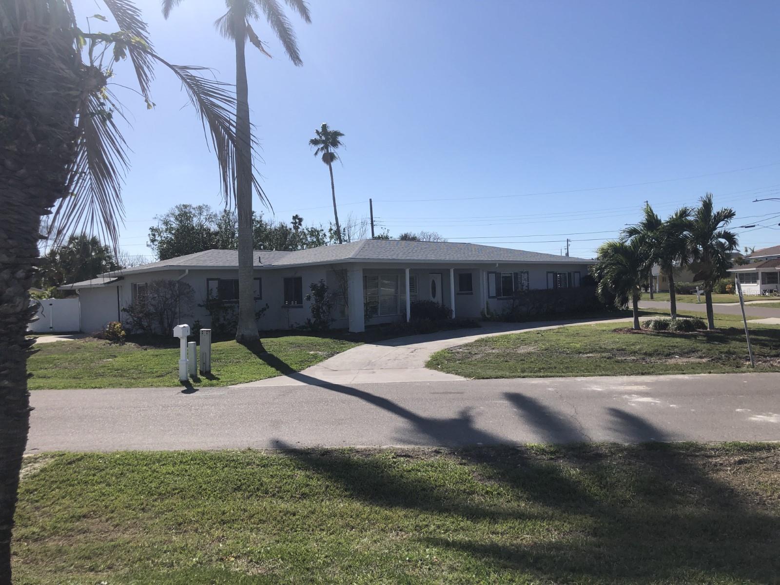 The home sits on a 115x100 corner lot that could be subdivided into 2 buildable lots. It was flooded during Helene and is dry with the drywall cut back.