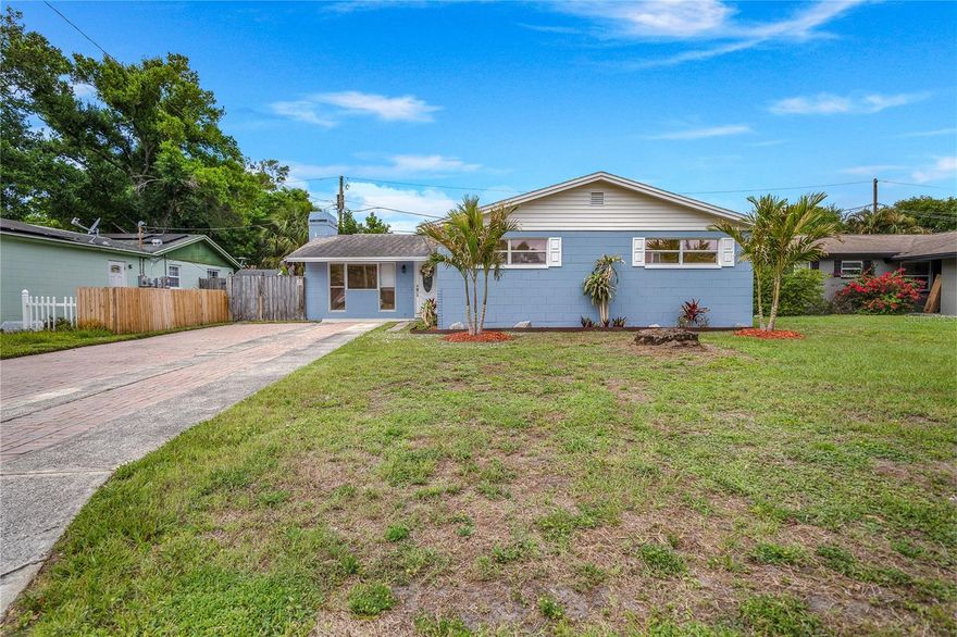 Beautifully renovated 4 bedrooms/2 baths house, ready for you to call home!  Extra-long driveway, beautifully landscaped, fresh new paint inside and out! Handsome LVP flooring throughout, brand-new kitchen cabinets, stainless steal appliances, extra 4th bedroom or family room! Brand-new vanities in both bathrooms, large-open back yard for that perfect family, friends gathering.  Move-in ready! Conveniently located, close to shops, schools, and the beaches! Schedule your showing today!!