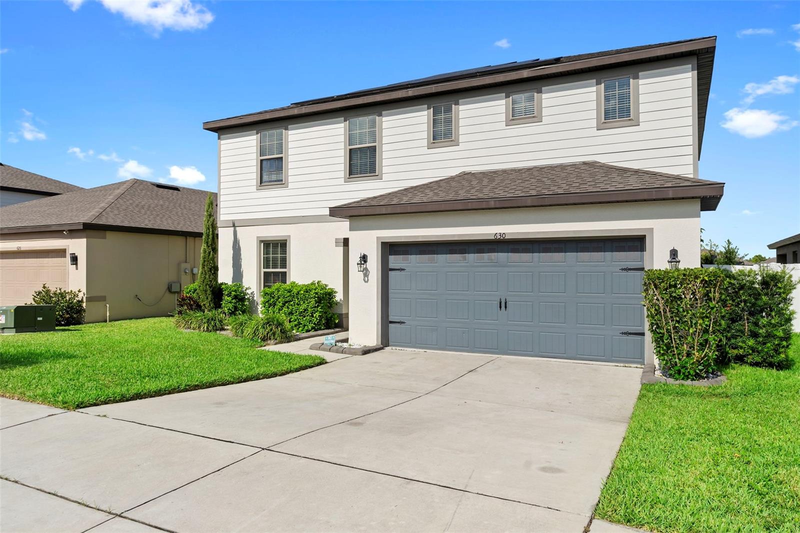 THE LIST PRICE REPRESENTS THE OPENING OFFER AMOUNT. AGENTS - PLEASE VIEW REALTOR REMARKS IN THE MLS.
Welcome to this 2021-built home in the desirable Citrus Isle community of Davenport! Offering 5 bedrooms and 2 full bathrooms and 1 half bath, across 2,416 sq ft, this spacious two-story layout includes a BEDROOM WITH A FULL BATHROOM ON THE FIRST FLOOR—a rare and valuable feature for guests or multi-generational living. Even better, the home comes with a solar energy system that will be SOLAR PANELS PAY-OFF AT CLOSING, giving the new owner immediate savings with no extra cost. The property sits on a 5,502 sq ft lot with a generous backyard ready for outdoor enjoyment or future upgrades. Located minutes from shopping, dining, schools, and major highways with easy access to Orlando and Disney, this move-in ready home also benefits from a low annual HOA. Don't miss out on this unique opportunity—schedule your private showing today!
Please contact the listing agents to schedule showings.
Offers will be accepted through Friday, September 5, 2025 at 5:00 pm.
AT SELLER'S DISCRETION, AN OFFER MAY BE ACCEPTED AT ANY TIME.