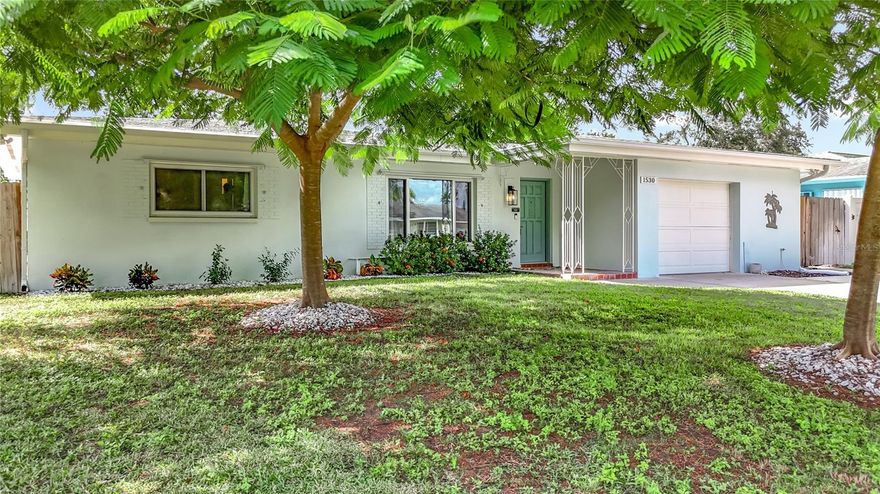 GET THE GOLF CART OUT & READY TO ENJOY ALL OF VIBRANT DOWNTOWN DUNEDIN! This is the best deal in this highly desirable area. A true 3 bed/2 bath oversized 1 car garage in the heart of Dunedin. Right next to the Pinellas Trail and beautiful beaches, yet NOT IN A FLOOD ZONE. This one story is a true delight with split bedroom floor plan, lots of natural light throughout, and a massive Florida room adds additional square footage not currently included! Plantation shutters, ALL NEW gorgeous LVP flooring, NEW baseboards, NEW light fixtures, NEW Double pane windows in the majority of the home, Bathrooms have the perfect updates but preserve the popular mid-century vibe Dunedin offers. Backyard is large in size and fenced for privacy, pets or play! Garage is oversized with a small office area including more cabinets for storage or additional space to use for however you wish. Newer hot water heater, AC is 2013, SELLER IS REPLACING THE ROOF PRIOR TO CLOSING WITH A REASONABLE OFFER! Pick your own shingle color! Located in a quiet, established neighborhood. Bike, walk, or take your golf cart to enjoy the amazing sunsets at the waterfront Weaver Park. THIS HOUSE HAS IT ALL! A MUST SEE!
