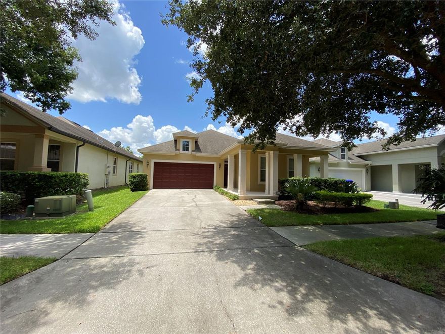 This gorgeous home is located in the highly sought-after Lakes of Windermere community!! The home has been well-maintained and comes with the perks of not having any rear neighbors. Inside is a spacious and open floor plan with over 1900 square feet of living space. Enjoy the easy flow of this split plan with 2 bedrooms and a shared bath in the front of the home and a large master suite in the back. Lakes of Windermere community offers a pool, playground, gazebo, multiple parks, tennis, volleyball court, dock with fishing on Lake Sawyer. Excellent schools, close to shopping, restaurants, and theme parks. All applicants are required to do a credit and background check. Renters insurance is required.
