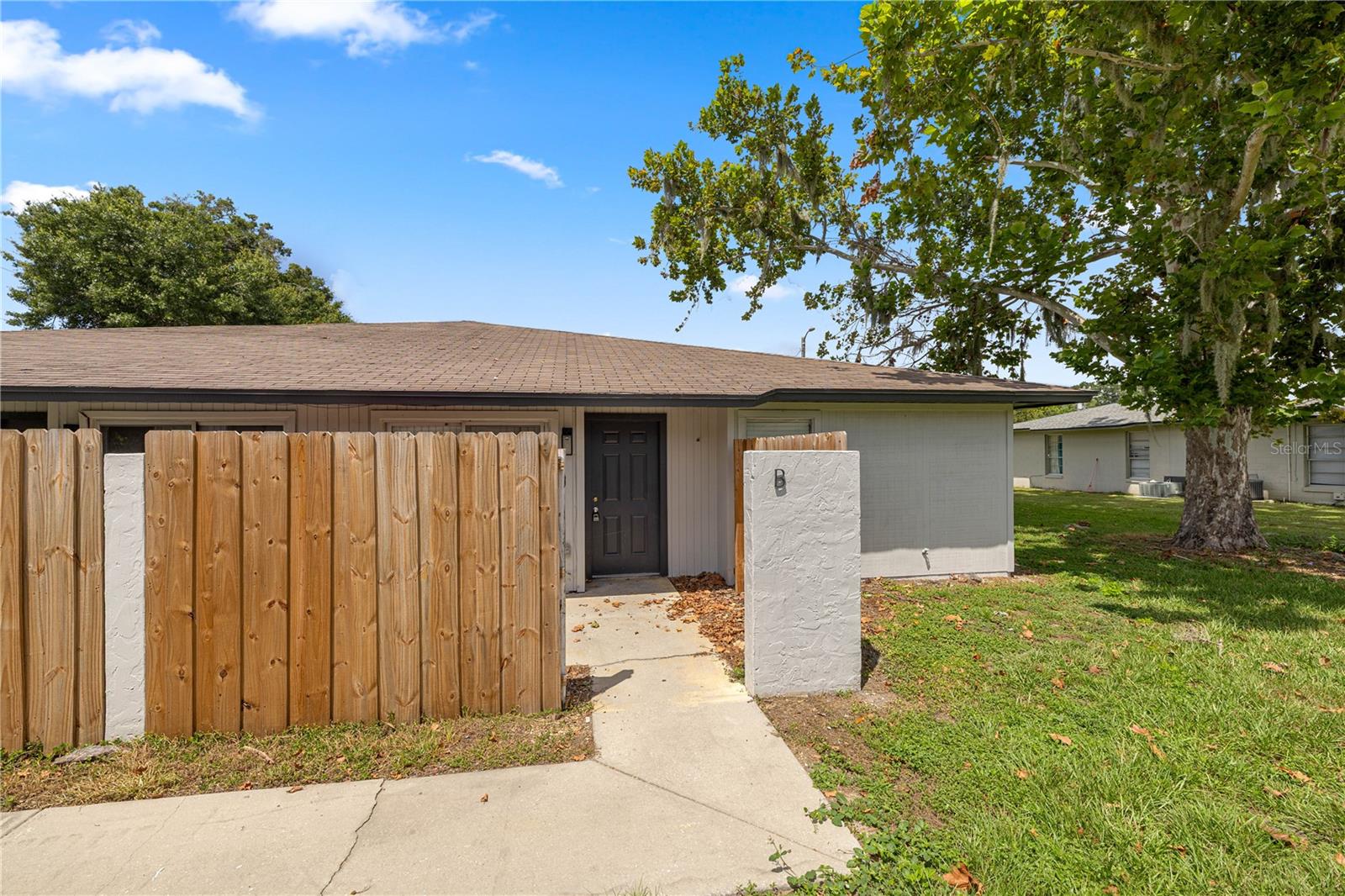 Located within community of The Greenfields in the desires SE area of Ocala conveniently located near Forest High school and with close proximity to shopping centers and local parks. This unit offers 2 bedrooms and 2 bathrooms. Kitchen has stainless steel appliances, quartz countertops and equipped with a dishwasher. There are washer and dryer hookup for your convenience. Primary bedroom has an ensuite bathroom. Second bedroom is ample and full bathroom is located right off the hallway. Notable features included : blinds on windows, ceiling fans, central AC and heat, private patio, private parking, Marion County Utilities for water, City of Ocala for Electric and there is a $45 fee trash and sewer. Verifiable income of 2x the rent, background and credit check required