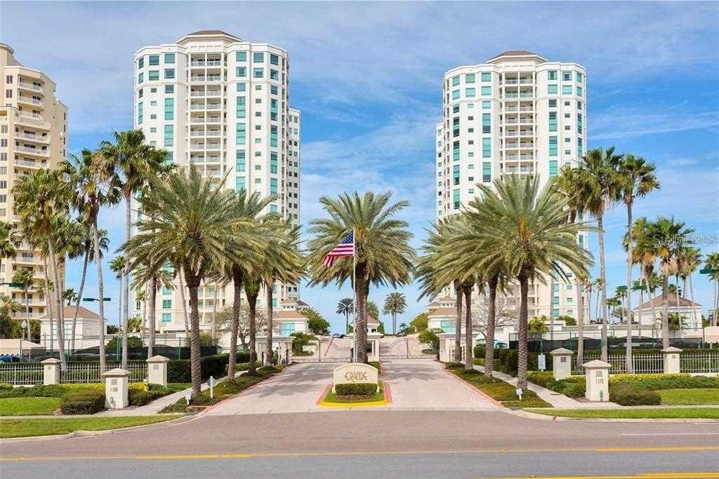 Under contract-accepting backup offers.One or more photo(s) has been virtually staged. UNINTERRUPTED GULF. CLEARWATER PASS. SAND KEY PARK. BOTH BRIDGES. DOWNTOWN CLEARWATER. PIER 60. TAMPA SKYLINE VIEWS. FROM THIS FULL 3 BEDROOM, 2.5 BATH CONDO HOME IN THE WATERMARK GRANDE. You’ve heard of a room with a view, right? But, how about every room with a view? Imagine The Gulf of Mexico, Clearwater Harbor and Clearwater’s Pass, BUT AS ONE CONTIGUOUS NON-STOP PANORAMA FOR YOUR SIGHT AND SENSES. THIS 16TH FLOOR ELEVATION POSSESSES NOT ONE OBSTRUCTION IN THE TOTALITY OF IT’S VIEW. Upon entry find a timeless beach inspired modern floor, crisp white kitchen cabinetry, stone counters, simply superior stainless appliances, beyond exquisite baths- fully renovated, and re-inspired. THE GRANDES OFFER A 14 ACRE COMPOUND BEYOND COMPARISON WITH MULTIPLE POOLS, TENNIS COURTS, FITNESS CENTERS, SOCIAL ROOMS, CANOPIED CABANAS ET AL., REMARKABLE IS THE 24 GUARD GATED SECURITY AND HOSPITABLE CONCIERGE SERVICES. I await your visit, and look forward to our time together. /Some photos Virtually Staged/