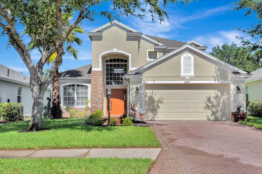 This beautifully updated 5-bedroom, 3.5-bath pool home with a 2-car garage in Greenbrook Village is tucked away in the highly desirable Lakewood Ranch community, offering the perfect blend of comfort, style, and functionality. Freshly painted and meticulously maintained, this 2,575-square-foot residence is move-in ready and designed for modern Florida living. From the moment you step inside, you’re welcomed by a bright and airy open-concept floor plan featuring brand-new luxury vinyl flooring and a warm, neutral palette throughout. A spacious formal dining area sets the stage for special gatherings, while expansive sliding glass doors invite natural light and seamless indoor-outdoor living. At the heart of the home is the chef-inspired kitchen, showcasing sleek quartz countertops, stainless steel appliances, a breakfast bar, ample cabinetry, and an inviting eat-in nook perfect for casual mornings. Overlooking the kitchen is the cozy family room ideal for everyday living and entertaining alike. The first floor also features not one, but two generously sized bedrooms, including the luxurious primary suite with tray ceilings, walk-in closet, and private access to the screened lanai. The newly renovated spa-like primary bath is designed for relaxation, offering dual vanities, a soaking tub, and a walk-in shower. The second downstairs bedroom is perfect for guests, a nursery, or a home office, with easy access to the nearby half bath. Upstairs, a flexible loft area provides endless possibilities for a media room, study zone, or play space. Three additional bedrooms, each thoughtfully arranged, are accompanied by two fully renovated bathrooms featuring modern finishes and ample storage. Step outside to your private backyard oasis—an expansive screened lanai with a sparkling saltwater pool, peaceful pond views, and a fenced yard ideal for pets, play, or quiet relaxation. Additional upgrades include a new roof (2021), A/C (2018), water heater (2023), water softener, central vacuum system, newly renovated flooring, energy-efficient LED lighting, and tamper-proof outlets throughout. The home is also pre-wired for a security system for added peace of mind. Greenbrook village Amenities are Adventure park, Sports facilities, Walking and bike trails Top- Rated schools with common area maintenance of common areas and reclaimed Irrigation With a HOA annual Fee of $110.00, just minutes from shopping, dining, and I-75, with quick access to downtown Sarasota, the UTC Mall, and the pristine beaches of the Gulf Coast, this home truly offers the ultimate Lakewood Ranch lifestyle. Don’t miss the opportunity to experience this exceptional property—schedule your private showing today!
