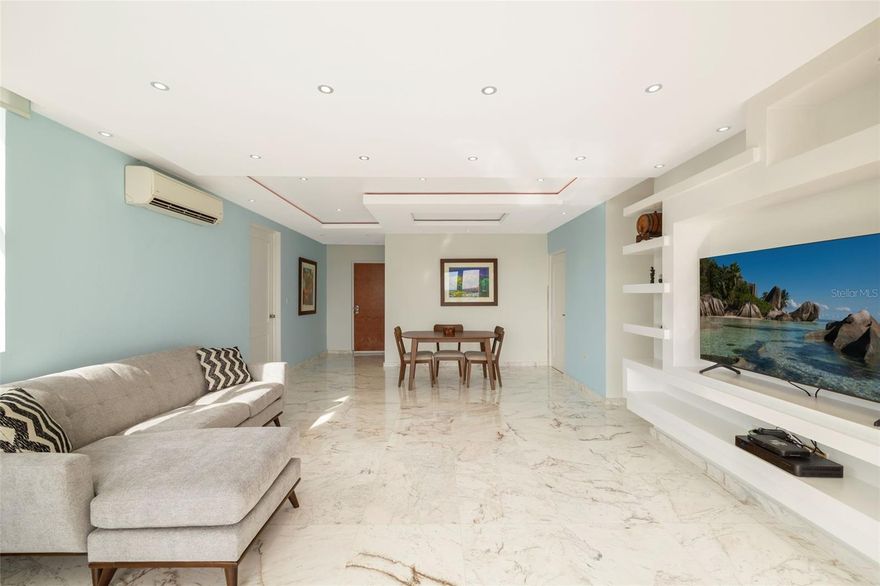 Experience luxury living in this stunning remodeled apartment at Capitolio Plaza, one of San Juan’s most unique residences. With exclusive amenities including a resort-style pool, state-of-the-art gym, running track, rooftop basketball court, and tennis courts, this building offers an unmatched lifestyle. The apartment features modern finishes, elegant design, and breathtaking views of the city and ocean. Secure parking is included, making it as convenient as it is beautiful. A rare find in the heart of Old San Juan. Schedule a visit today!