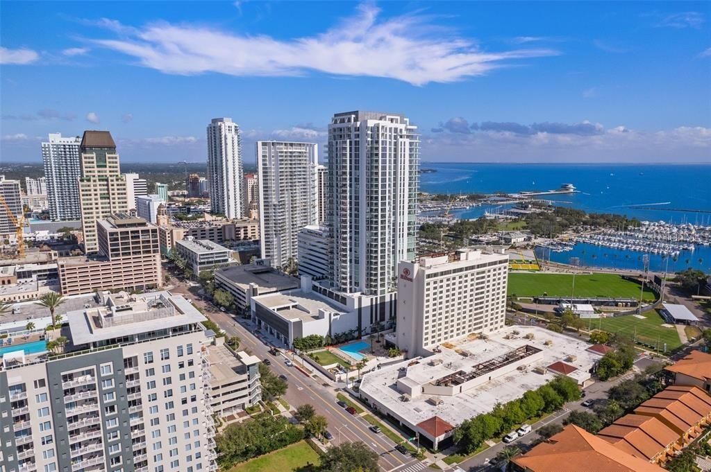 Photo of 301 1st Street S #802, St Petersburg, FL 33701 (MLS # TB8469915)