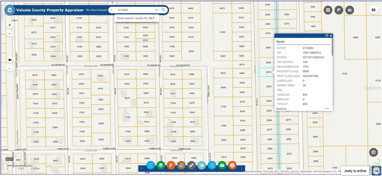 DAYTONA PARK ESTATES REP SEC F & G - Land
