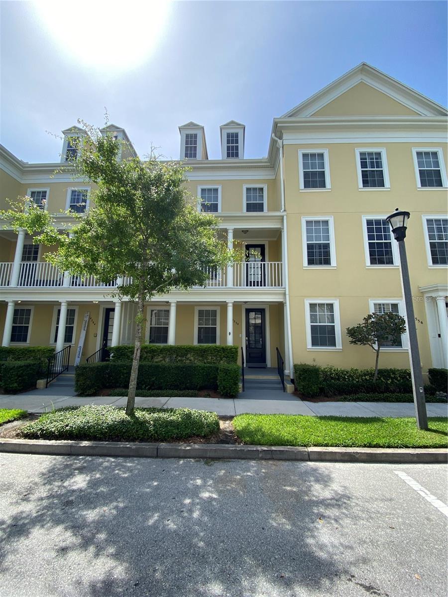 Available as early as October 3rd. This luxurious 3/3.5 townhome is located in lovely Baldwin Park and is within walking distance of the downtown shops and restaurants. Ground floor guest suite with full bath. Second floor living space with open floorplan and chefs kitchen featuring oversized island, built in oven and full stainless appliance suite. Third floor features two bedrooms, each with its own bathroom, and laundry. Master suite with his and hers sinks, luxury shower with dual showerheads, and soaking tub. Custom built-in closets in both upstairs bedrooms. Two car attached garage. All applicants are required to do a credit and background check. Renters insurance is required. Baldwin Park is a community that offers a number of dining options plus its own Publix & CVS which are all located just a few blocks from your future home. The community amenities include 3 pools, 2 fitness centers, & community/clubhouse.