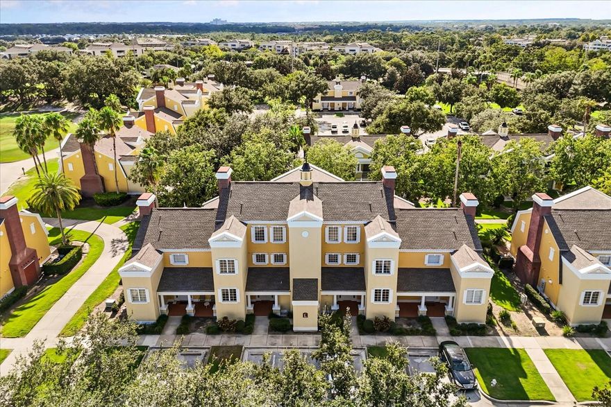 Location Location. Enjoy the peace and tranquility of your very own private condo on the first floor with large outside patio. This spacious 1-bedroom, 1 bath condo is located near The Cove at Seven Eagles Amenity Complex that includes a community pool, hot tubs, pool bar, and fitness center. This unit is also a short walk to the Reunion Grande, Restaurants and Clubhouse. This condo can be a primary residence, second home, or vacation rental property. Reunion Resort offers 3 signature golf courses, tennis center, state of the art water park with lazy river, 14 community pools, 5 restaurant areas, playgrounds, organized activities and so much more. The resorts proximity to all of the major theme parks being just 6 miles away, makes this vacation community a top choice for visitors of all ages.