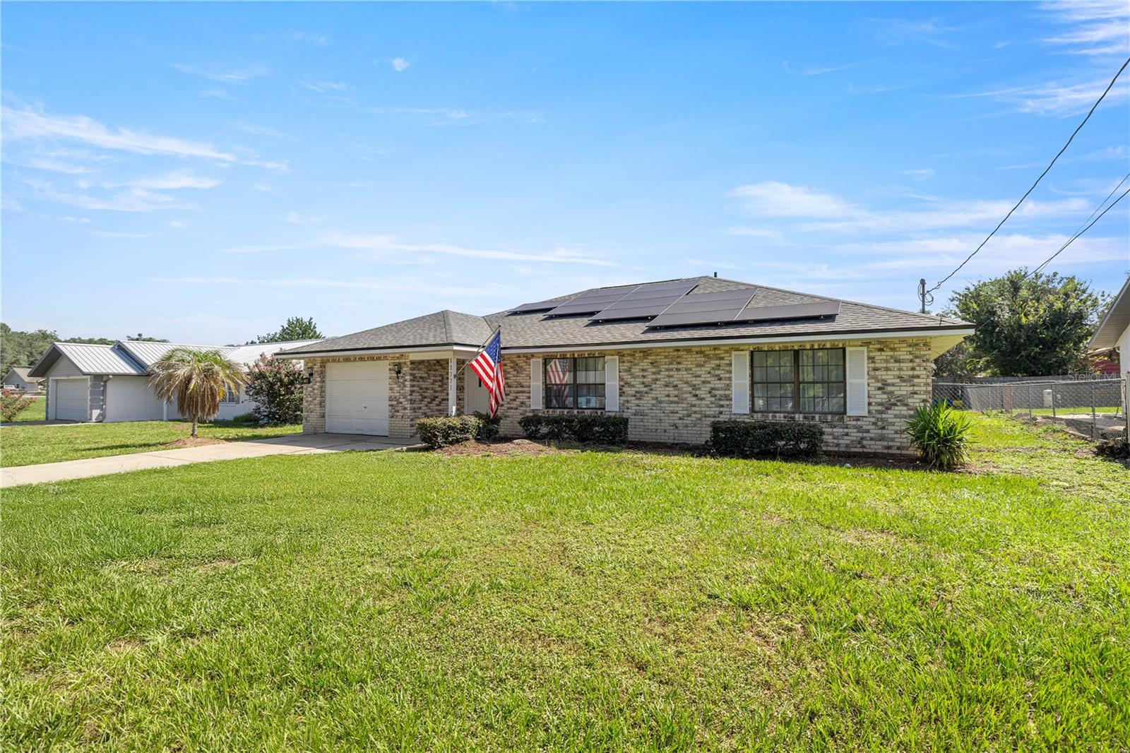 Welcome to your perfect family oasis! This spacious 4 bed, 3 bath, pool home offers 2,200sqft of well designed living space, ideal for multigenerational living or larger households. With two separate living rooms, there’s plenty of room for everyone to spread out, relax, or entertain. The thoughtfully laid out floor plan includes 2 primary suites, generously sized bedrooms, a functional kitchen, providing both comfort and style. Step outside to your fully fenced backyard, complete with a sparkling pool perfect for summer gatherings, pets, or relaxing evenings under the stars. You'll also enjoy peace of mind knowing that all major systems, including the roof (2024), HVAC (2021), water heater (2025), pool pump (2024), pool resurfaced (2024) and solar (2022) have been updated in recent years. Don't miss out on this energy efficient home with solar that provides you with no electric bill! Conveniently located near shopping, schools, and essential services, this home combines space, function, and location all in one incredible package. Don’t miss this rare opportunity to own a move in ready home that fits the whole family!