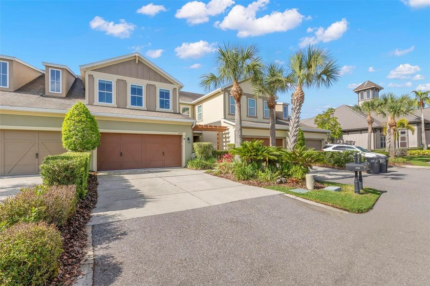 Stunning waterfront townhome in the highly sought-after Highland Park Community in Westchase area. This beautifully updated 3-bedroom + office/loft residence with over 2,413 sq ft of thoughtfully designed living and storage space. Enjoy serene pond and lake views from your private outdoor living areas, creating the perfect Florida lifestyle setting. 

Recent upgrades include new washer and dryer,  kitchen appliances, A/C, luxury vinyl plank flooring throughout all bedrooms and office, providing both style and durability. The spacious open-concept layout features a gourmet kitchen with granite countertops, stainless steel appliances, and ample cabinetry, flowing seamlessly into the living and dining areas.

Upstairs, the primary suite displays tranquil water views with private balcony, a large walk-in closet, and a spa-like bathroom. Enjoy the sunrise and sunsets every day from your balcony or screened in patio with retractable screen. Additional flexible living space with a loft/office with built in desks and shelves makes this optimal for remote work or guests. Property features hurricane shutters for all windows and doors for protection and peace of mind.

Residents enjoy access to top-rated schools, parks, walking trails and vibrant dining and retail just minutes away.

This home is available as a turn-key opportunity, offering the option to purchase it fully furnished. If you're looking for a seamless move-in experience the high-quality decor and furniture can be included.