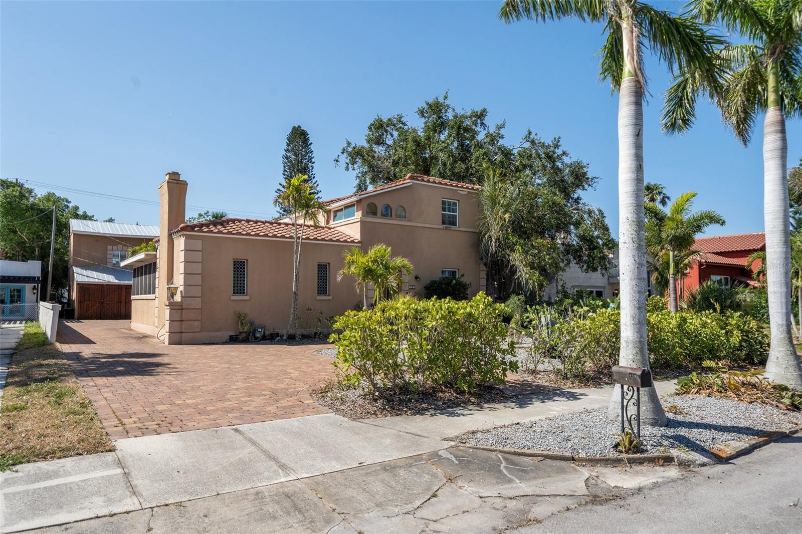 This beautifully preserved historic property features 4 bedrooms, 3 bathrooms, and timeless architectural charm. With its original details, it offers a rare glimpse into the past while providing modern comfort. The detached garage includes a versatile studio apartment ideal for visitors, home office, or potential rental opportunity. Located just 5 minutes from Sarasota Bay and the Museum district, this home is a perfect blend of history and coastal living.