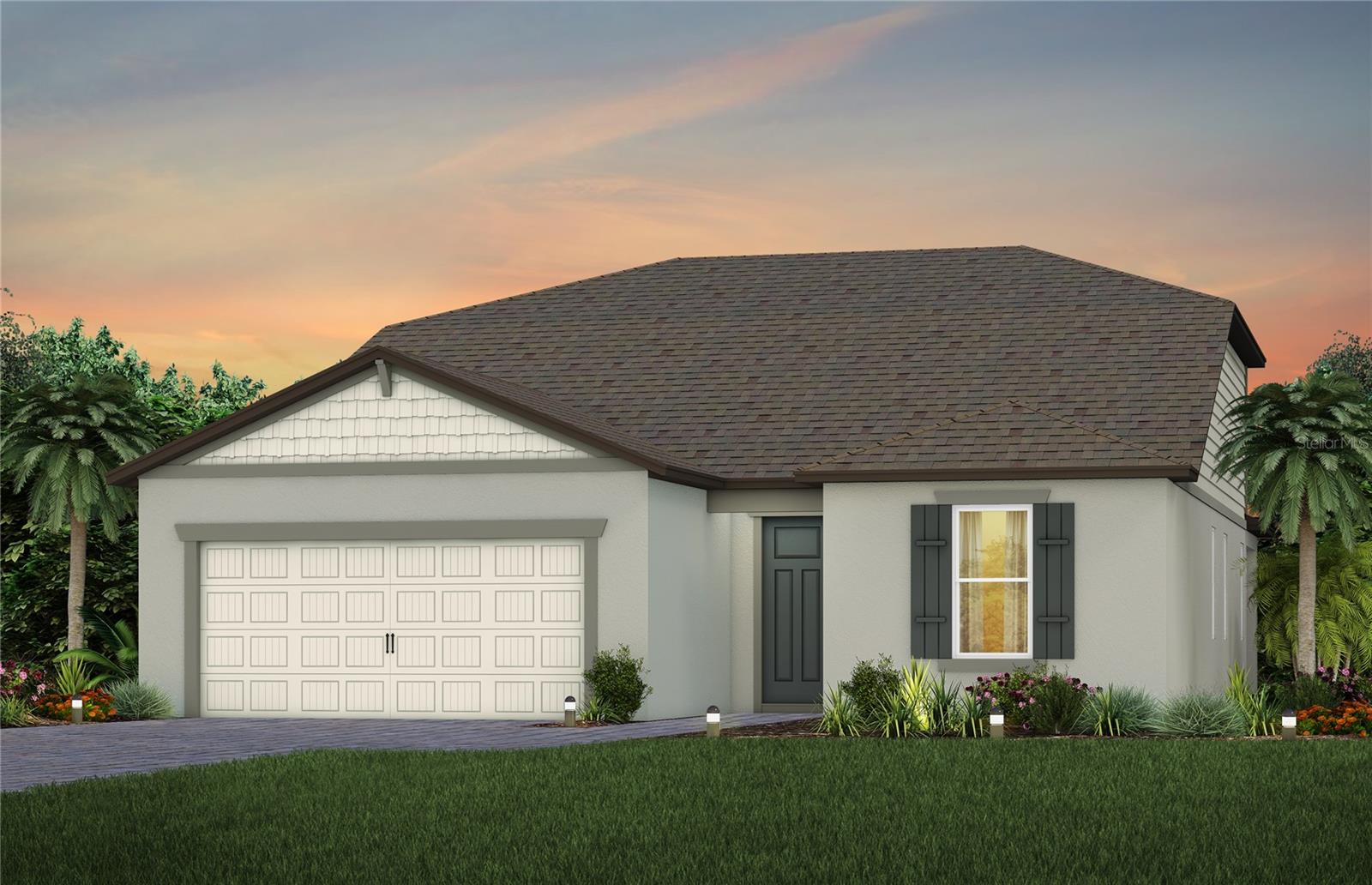 Under Construction. Your Next Great Adventure Awaits at Del Webb Bexley! This is your chance to own a beautiful home at this resort-style and amenity-rich active adult community. This Mystique home includes gourmet kitchen, upgraded quartz countertops and tile flooring throughout. This Mystique home also has an enclosed flex room, a finished laundry room and a covered lanai for outdoor living. Your owner's suite offers a spacious bathroom with an oversized walk-in shower, dual sinks and dual walk-in closets for the ultimate spa experience. Open 7-days a week! Stop by or call today and experience a higher level Florida lifestyle.