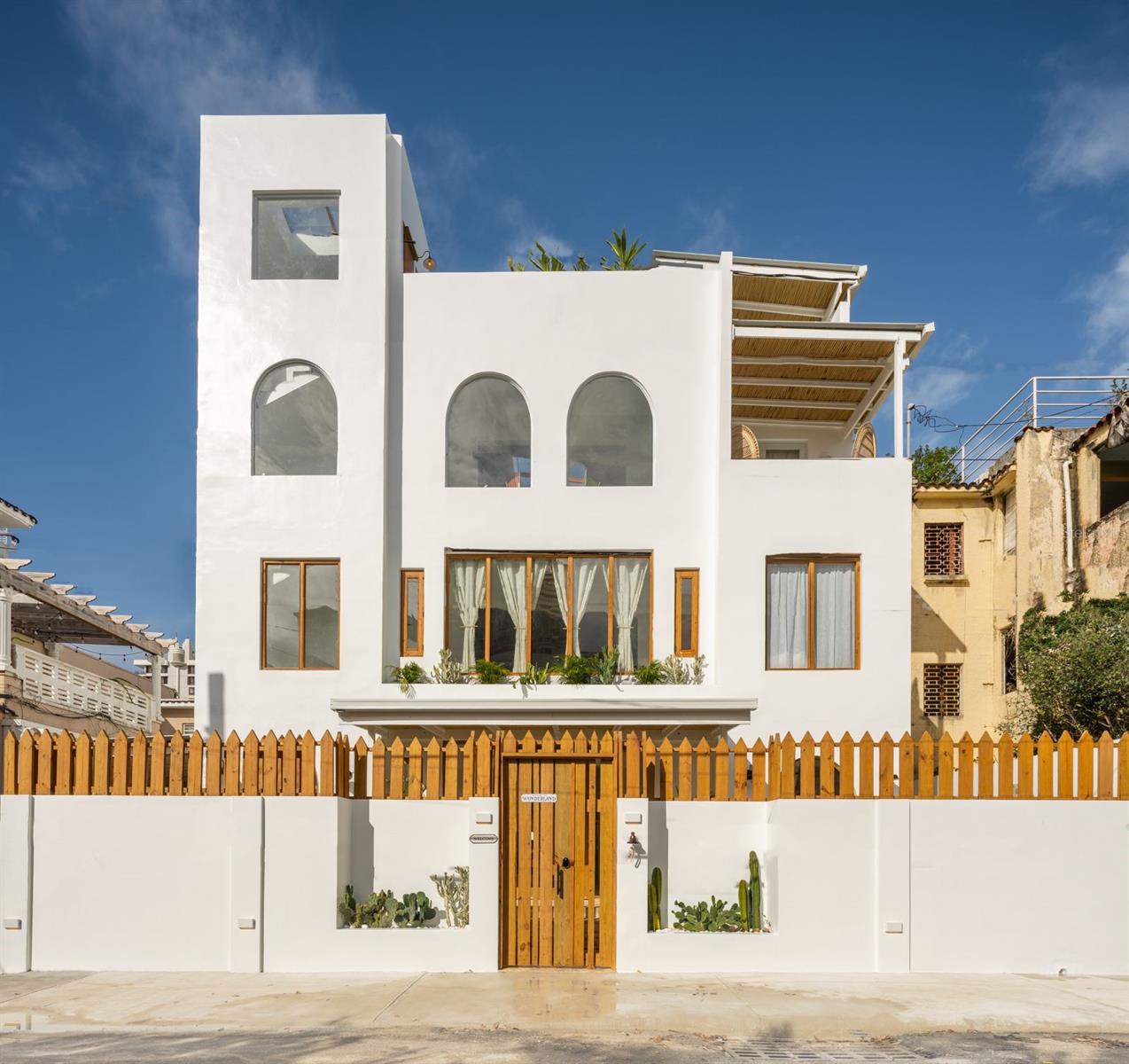 Welcome to your dream home in the heart of Condado, Puerto Rico! This family home has undergone a recent renovation, offering turn-key elegance for its new owners. With 6800 sq feet of covered space, the residence is a perfect blend of comfort and style. Located just one block from the beach in Condado, indulge in the luxury of coastal living. The rhythmic sound of the waves and breathtaking sunsets make every day feel like a vacation at home. The proximity to the beach adds a touch of tranquility to the vibrant lifestyle this property offers. The versatile living spaces include a main house with 7 bedrooms and 7.5 bathrooms, as well as a separate guest house featuring 2 bedrooms and 2 bathrooms. A spacious 1200 sq feet terrace overlooks a sparkling pool, providing the ideal setting for entertaining guests or simply enjoying relaxation under the Puerto Rican sun. Priced at $5.2M, this exclusive residence is more than just a home; it’s a statement of prestige and refinement. The property is not only about luxury but also convenience, being just two blocks away from Saint John’s School. The full generator and cistern ensure uninterrupted comfort, while the house comes fully furnished, allowing you to seamlessly step into a lifestyle of sophistication.