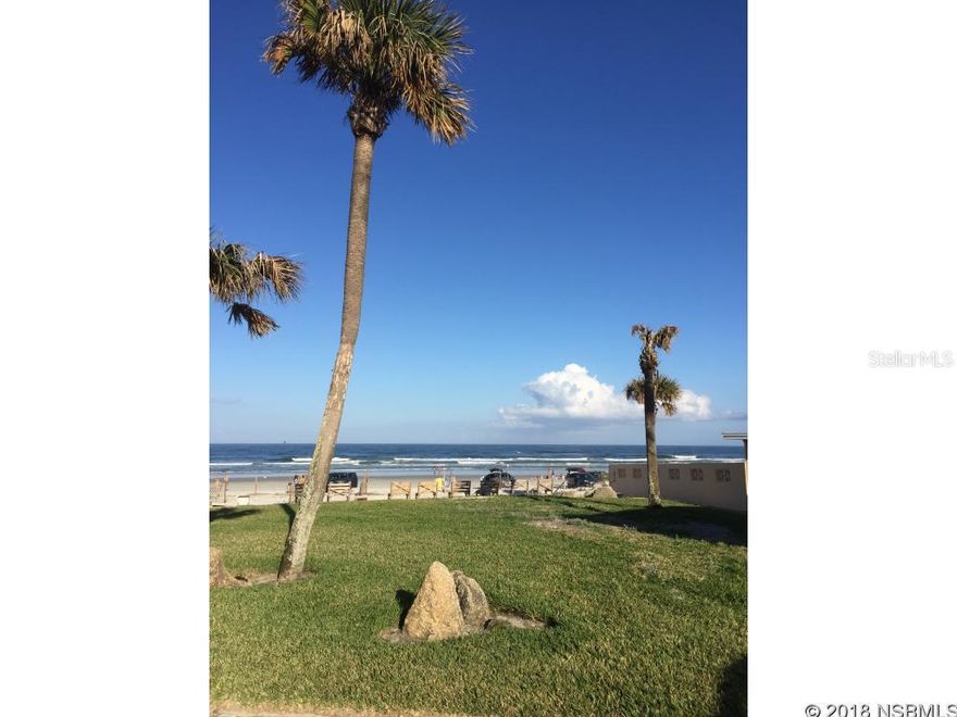 Great renovated North Beach condo located steps from the beach!  Unique complex of only 46 units, onsite management, 2 pools, lush grounds and within walking distance to Flagler Avenue's shops and restaurant's.  Fully furnished, great rental history, or a place to call home.  New Kitchens and baths, updated appliances, oceanviews from balcony and available immediately.  Please note this is cash only.  Seller will consider financing with terms. ;LocationDescription: Condo ;Water: City