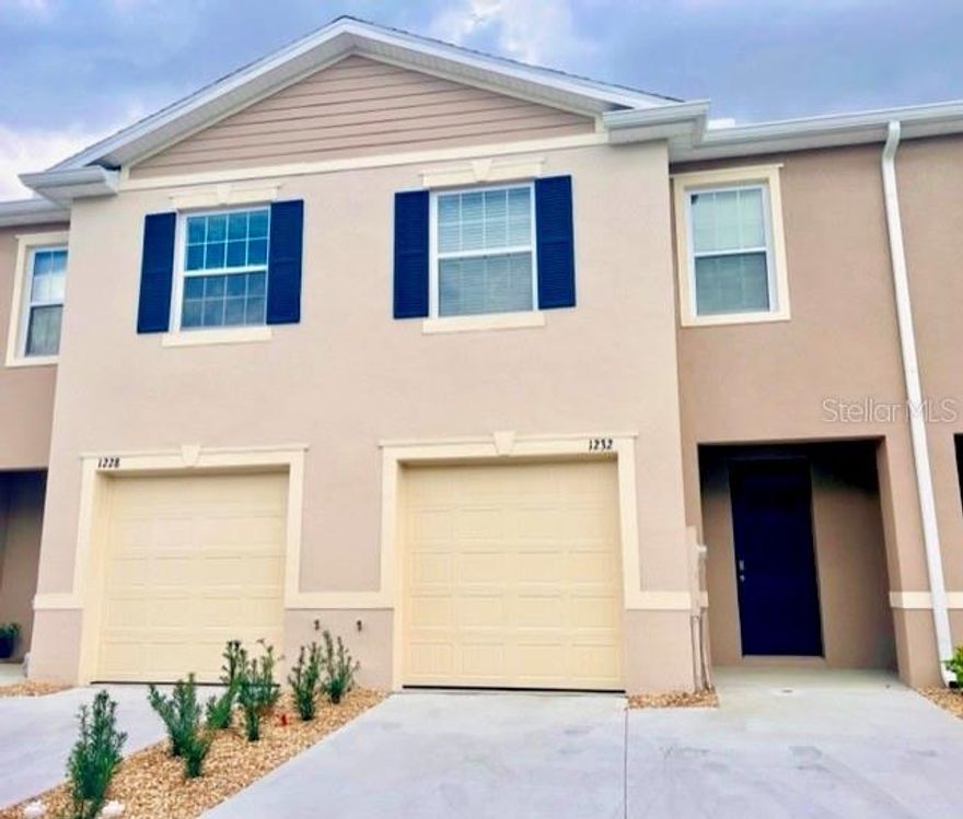 Spacious 3-bedroom, 2.5-bath townhouse located in the desirable gated community of Atria at Ridgewood Lakes in Davenport, Polk County, FL. This home offers a comfortable layout, modern finishes, and a Smart Panel system (tenant may activate if desired). Residents enjoy access to community amenities including a clubhouse, playground, walking paths, and recreational spaces such as tennis and pickleball courts, as well as beautiful green spaces and golf course views. Conveniently located near restaurants, shopping, and schools, with easy access to major highways and large employment centers, including distribution and logistics hubs. Ideal for tenants seeking location, security, and community living. Available February 5, 2026.