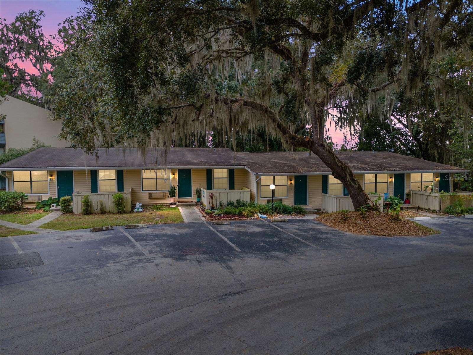 This completely remodeled studio apartment offers a rare combination of modern comfort and scenic charm. Featuring stylish updates throughout—including new flooring, contemporary finishes, and a sleek kitchen with stainless steel appliances—this space is designed for easy, low-maintenance living. Perfectly located just minutes from the University of Florida and UF Health/Shands Hospital, it’s ideal for anyone seeking both convenience and tranquility. With an efficient open layout and close proximity to campus amenities, dining, and public transit, this studio is a standout opportunity in the heart of Gainesville. Available for an August 9th move-in, call today for your tour!