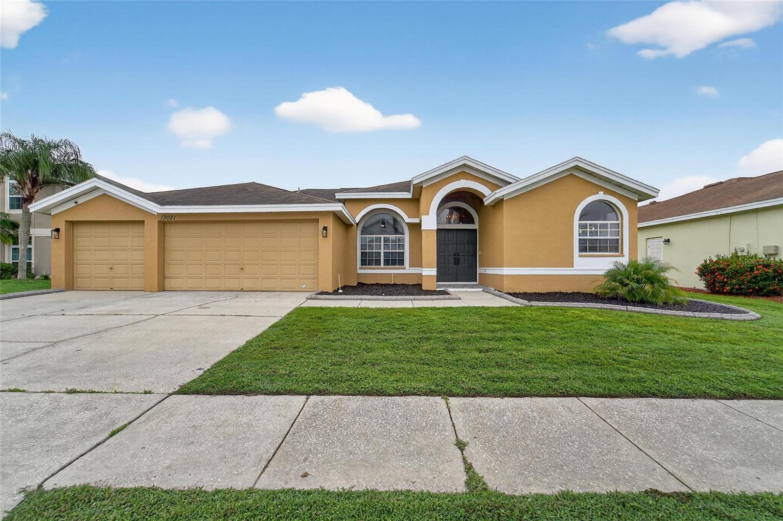 THIS COULD BE THE ONE! Welcome to your new home in the DESIRABLE CLUBHOUSE ESTATES OF SUMMERFIELD COMMUNITY! This inviting four-bedroom, three-bathroom POOL HOME offers over 2,500 square feet of comfortable living space, perfect for families and gatherings! As you enter, you'll find a SPACIOUS OPEN FLOOR PLAN! Step outside to your HUGE SCREENED IN LANAI to enjoy your days and nights next to your REFRESHING POOL WITH AN AMAZING POND VIEW! This home also boasts a HUGE three-car garage providing plenty of room for parking and storage! If that weren't enough, LOCATION! LOCATION! LOCATION! CLOSE TO SHOPPING, RESTAURANTS, AND ENTERTAINMENT! Don't miss out on this wonderful property! Schedule your private showing today!