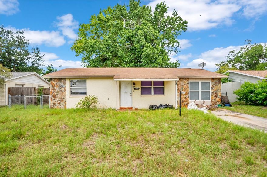 Investor opportunity in Port Richey. Bring your vision and your contractor.
