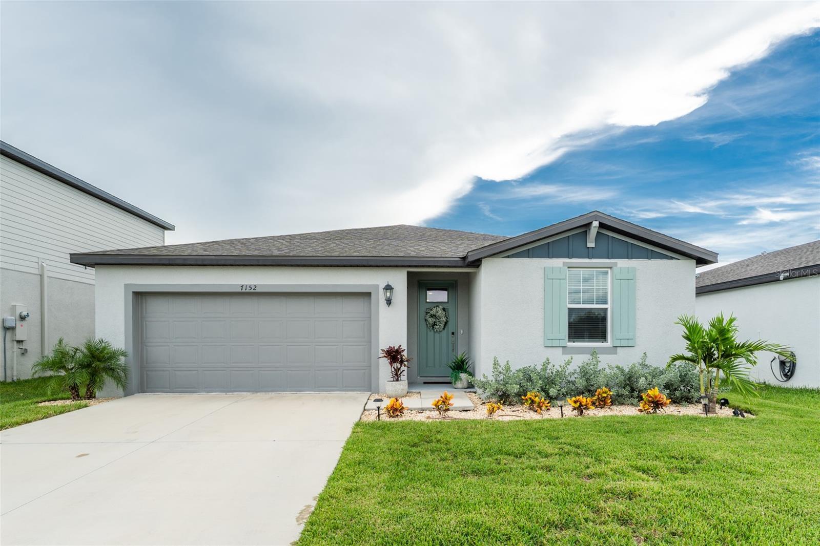 One or more photo(s) has been virtually staged. Spacious and beautifully designed, this 4-bedroom, 3-bath home with a 2-car garage is located in the desirable Salt Meadows neighborhood of Parrish.
Features include:
Open floor plan, perfect for entertaining
Modern kitchen with stainless steel appliances and white cabinetry
Serene pond view from the backyard
Access to the community pool for year-round enjoyment
Please note the following: (1) We will check your credit report (740+ credit score required); (2) We will check for past evictions; (3) we will verify your employment, if applicable; (4) your personal income must be sufficient and verifiable; (5) we will verify previous landlord references. Everyone over he age of 18 residing in the home must apply. We encourage you not to apply if you have credit scores below 740, have ever been evicted or have bad rental history. This home won't last long. Schedule your private showing today!