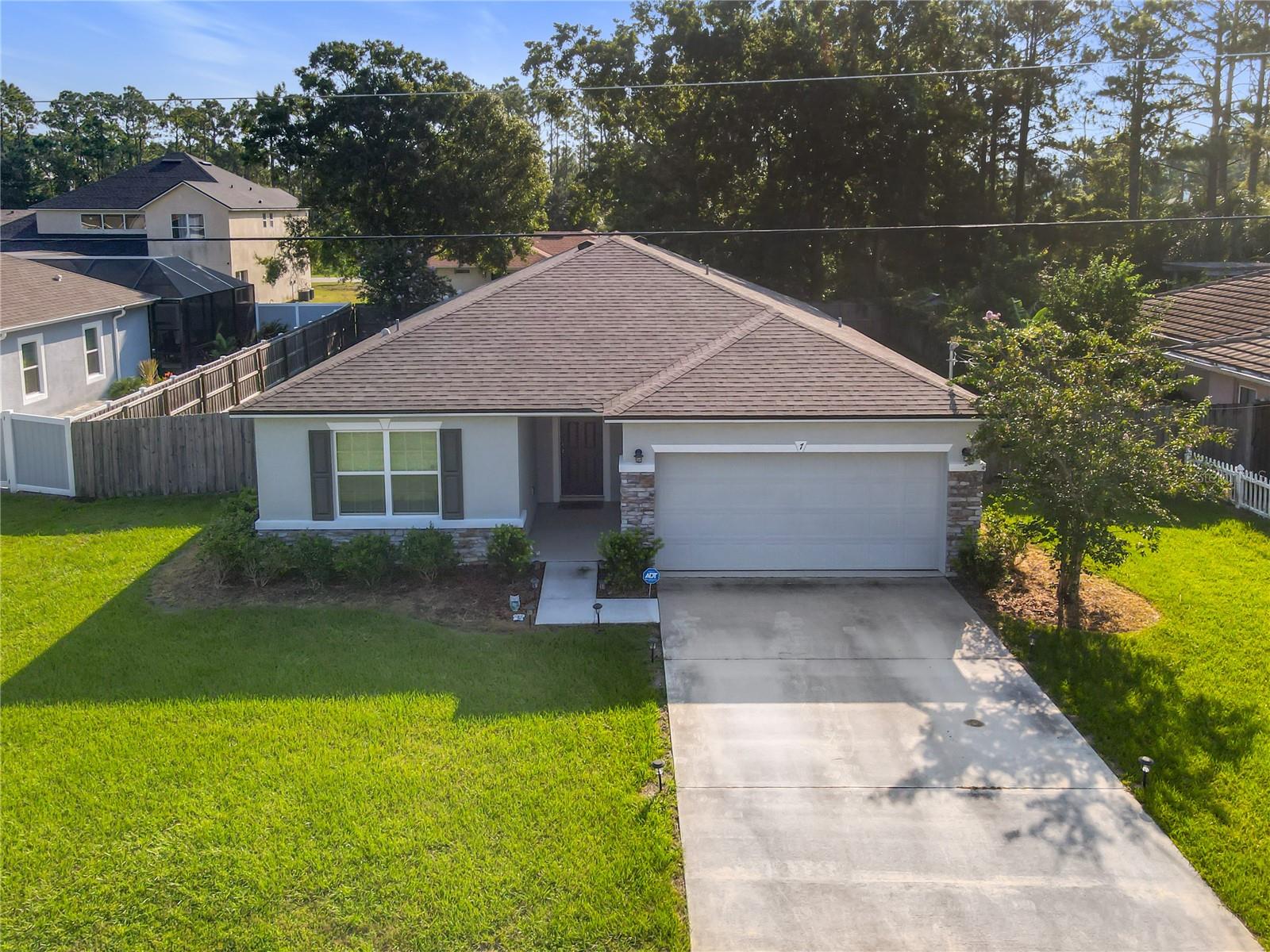 Welcome to your dream home in the heart of Palm Coast! This beautifully maintained 4-bedroom, 2-bathroom home built in 2020 offers the perfect blend of comfort, style, and convenience — ideal for families, or anyone looking to enjoy the Florida lifestyle. This concrete and stucco home is located in a quiet, established neighborhood with no HOA. You’re just minutes from shopping, dining, top-rated schools, golf courses, and the beautiful beaches of Flagler County. Easy access to I-95 makes commuting to Daytona Beach, St. Augustine, or Jacksonville a breeze. The open concept home allow flows well allowing you to entertain friends and family, or enjoy your evenings grilling outside while sitting in the comfort of your screened in patio. Sellers offering $2000 towards closing cost.