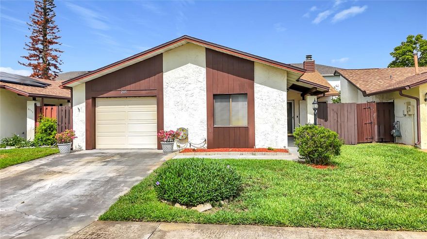 ~2/2 Winter Haven residence Offered for Sale~
Great opportunity for a first-time home buyer or an investor! This adorable 2/2 property features 1396 square feet of living area, a split plan, two bonus rooms which could be used as bedrooms, vaulted ceilings, primary bedroom with walk-in closet and en-suite bath, wood burning fireplace, large, screened patio and a one car garage. Roof and A/C are less than 5 years old and water heater is newer. Convenient to fishing, dining, shopping, and medical/educational facilities. Monthly HOA fee covers grounds maintenance, streetlights and community pool care.