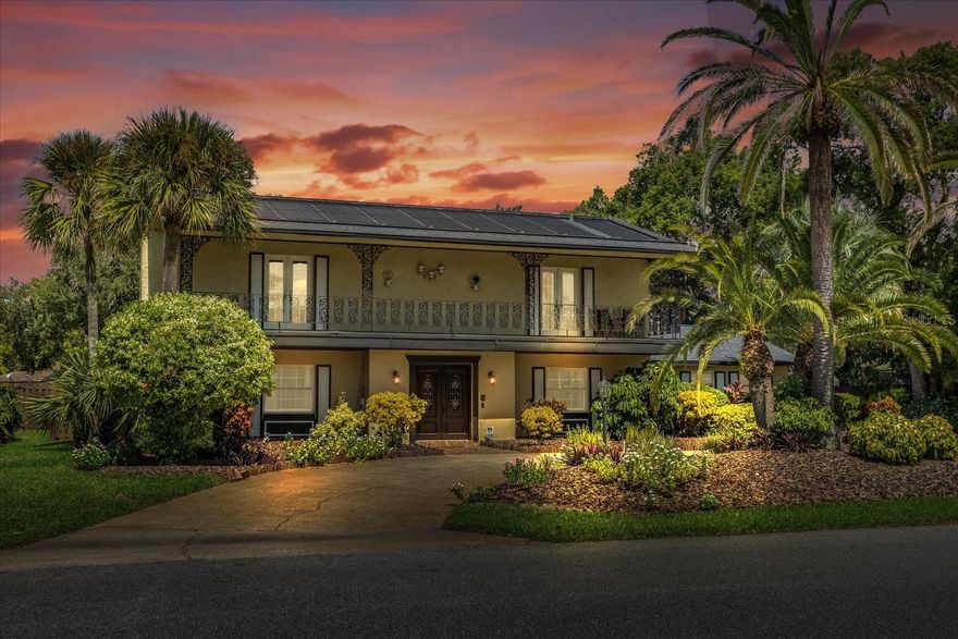 Welcome to this Incredible Pool Home with a fantastic Backyard Green space. This Home is nestled in the heart of Dr. Phillips and is a true hidden gem in Orange Tree Country Club, a gated community admired for its fantastic location. The community is Home to the Orange Tree Golf Club, a hidden gem known for having excellent greens and features what many consider the best three finishing holes in all of Florida, "The Loop." Dr. Phillips Community features a rich history, from Citrus Groves to Restaurant Row, and it is only minutes away. 7621 Orange Tree Lane boasts over 2,200 square feet of living space across four resplendent bedrooms, an office, a living room, and a dining room. This property features an oversized backyard plus a private pool to enjoy and relax during these warm Florida days. As you drive up, you'll notice this Southern Gem. This two-story Home features New Orleans architecture with an upper balcony with wrought iron and French door access to enjoy your mornings with beignets and French coffee.   Enjoy the circular drive away for those entertaining nights. The desired wide driveway leads to an oversized side gate to the 2.5-car garage. There is plenty of room for your guest parking. Once you enter the Home, you'll notice the inviting foyer to greet your guest. The entrance features updated wood plank tile flooring throughout the first floor. The living room is straight ahead with an alluring wood-burning fireplace, patio sliding doors, and beautiful views of the lanai, pool, and expansive yard beyond. The lanai pool area is spacious and screened. The pool has a newly installed saltwater system, and the solar aquatherm heating system (2020) has a 12-year warranty. Just resurfaced pool deck. Enjoy outdoor entertaining in mature, manicured landscaping that provides complete privacy while allowing full views of the incredible yard perfect for any festivity. New fenced-in backyard provides privacy. The Home features a private well for the irrigation system. As you walk back into the Home, you'll find a conveniently located pool bathroom off the lanai. Walking through the kitchen, you'll notice ample counter space and a service area for entertaining. Quickly up the staircase to find all the bedrooms and one jack and jill full bathroom, with hallway access for the third bedroom. The spacious primary suite is the perfect retreat, with its bountiful space and french doors to the upstairs outdoor patio. Relax in the primary ensuite with an inviting bath, shower, and privacy barn door to create the perfect retreat. Other notable features of this fantastic property are public water and public sewer.   New garage door (2022),  new electrical panel,  roof replaced (2018), and AC (2017) with 10-year warranty on parts,  All new Anderson Windows, french doors, and patio sliders (Lifetime transferable warranty for products and 20-year warranty on labor. Orange Tree Country Club is close to 'Restaurant Row,' state-of-the-art medical facilities, Universal Orlando Resorts, theme parks, and I-Drive attractions. Conveniently located with private access from the community to elementary, middle, and high school, all within walking distance or a bike ride away, or even a golf cart ride away. The YMCA, library, and shopping outlets are all minutes away. Home is the starting place of love, hope, and dreams. Schedule your private showing today.