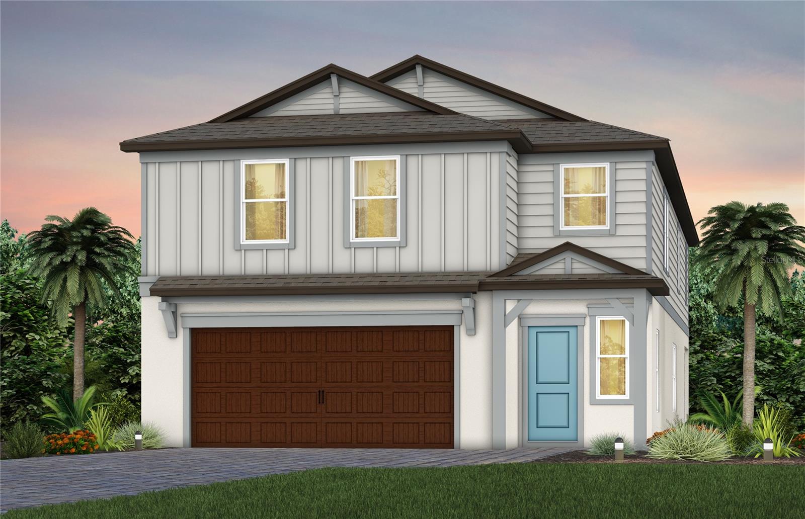 Under Construction. Pulte Homes is now selling in Vida’s Way, in a sought-after Wesley Chapel, FL, location. Enjoy pristine land that provides miles of walking trails, a dog park, and a community garden. A clubhouse with fitness, rec, and social spaces sits alongside a resort-style pool, playground, event lawn, fire-pit and pickleball courts for all.
The consumer-inspired Whitmore floor plan, with an open-concept home design, has all the upgraded finishes you've been looking for. The designer kitchen showcases a spacious center island, a large, single-bowl sink, modern white cabinets, 3cm quartz countertops with an 8"x9" white hexagon tiled backsplash, and Whirlpool stainless steel appliances including a built-in oven and microwave, stovetop with range hood, and dishwasher.
The bathrooms have matching cabinets and quartz countertops and comfort height commodes. Plus, the Owner’s bath features a walk-in shower, linen closet, private commode, and dual sinks. There is luxury vinyl plank flooring in the main living areas, 12”x24” tile in the baths and laundry room, and stain-resistant carpet in the bedrooms and loft.
This home also features a 1st floor guest bedroom and full bath, a convenient 2nd floor laundry room, a large kitchen pantry, an Owner’s suite with 2 walk-in closets, and a 2-car garage.
Additional features and upgrades include LED downlights in select locations, pendant pre-wiring in the kitchen, TV prep in the gathering room, upgraded cabinet hardware and a Smart Home technology package with a video doorbell.
Enjoy peace of mind with Pulte’s transferable, 10-year Limited Structural Warranty that covers materials and workmanship in the 1st year, workability of plumbing, electrical, HVAC, and other mechanical systems through the 2nd year, various types of water infiltration and internal leaks through the 5th year, and the structural integrity of the home through the 10th year. Plus, we’re currently offering limited-time incentives and below-market rates!
