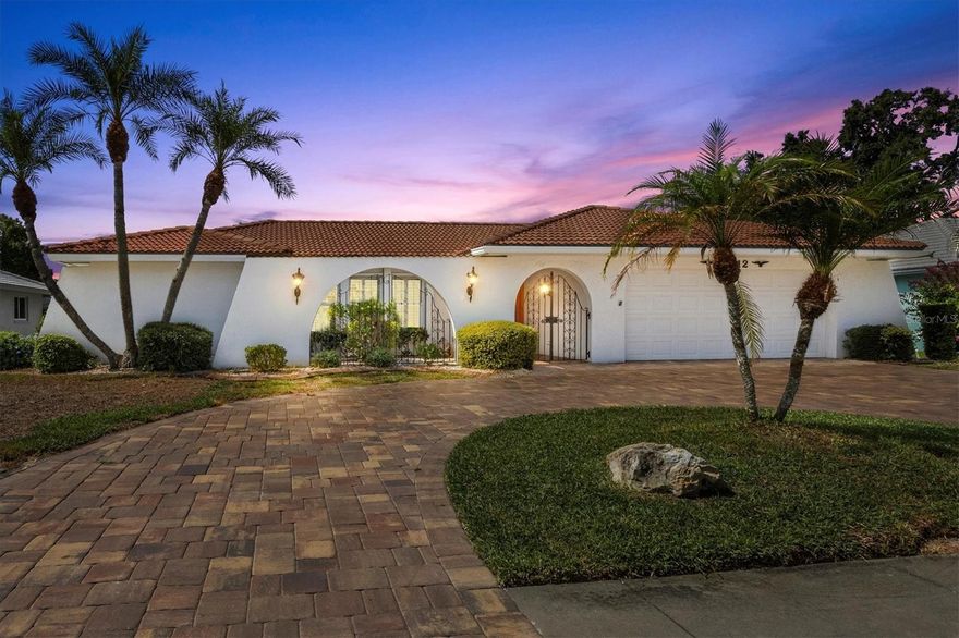 One or more photo(s) has been virtually staged. BACK ON MARKET - Buyer's Financing Fell Through.  Appraised for over the list price, Wind Mitigation, 4-Point and Wood Destroying Organisms report all clear - and available upon request (attached to the MLS for agents to download).
Stately, Timeless and Desirable 3BR/2BA/2Car Gar. Gulf Gate Woods Concrete Block Pool Home is ideally located just minutes to the world-famous Siesta Key Beach, Gulf Gate Shopping Village, Gulf Gate Elementary, Gulf Gate Library, Costco, AMC Movie Theater and dozens of restaurants and shops. This home offers an unmatched blend of convenience and charm.

Sidewalks on both sides of the street and a paver brick circular driveway invite your guests to a covered double-door entrance. The thoughtfully designed split BR floor plan is anchored in the middle by a large formal living and dining room with a pocket door to the inviting eat-in kitchen flowing into the family room. The kitchen has granite counters, a pantry closet, and GE Profile stove and Microwave Hood, and GE Fridge with Water and Ice on the door. Throughout the house plantation shutters adorn all the windows adding a touch of sophistication to every room. Step outside through any of the pocketing sliding glass doors from either the master bedroom, dining or kitchen to your screen-enclosed swimming pool and generously sized covered Lanai featuring a Jenn-Air outdoor grill and griddle perfect for enjoying the Florida sunshine and hosting unforgettable gatherings with friends and family. The large, fenced backyard also provides excellent privacy and space to enjoy playing yard games. Other notable features: The Barel tile roof was replaced in 2002 (10+ years life left), the pool cage was replaced 2000, All window and door openings are either hurricane-rated or protected, the water supply lines were re-piped with CPVC 2007, 14 SEER Bryant 2.5 Ton Straight Cool HVAC in 2015, Flat roof over the lanai was converted to slight pitch and recovered in 2021. The home is on Public Water and Sewer but there is a well for the inground sprinkler system helping you keep the lawn lush and green while keeping more green in your wallet. The 2nd bath has a tub/shower combo. Indoor Laundry room with washer/dryer and set tub sink and the laundry machines are included.
It’s exceptional location, well-maintained infrastructure, great bones, and timeless charm make it a valuable investment opportunity. Don't miss your chance to turn this house into your dream home – schedule a viewing today!