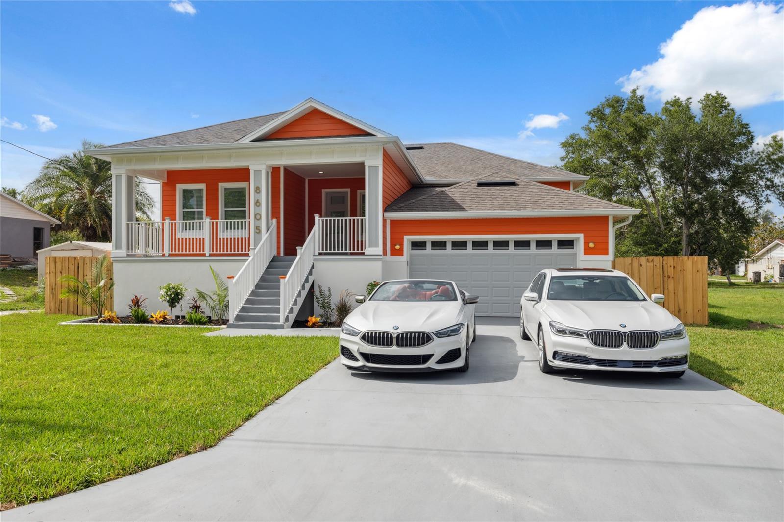 Modern Elegance Meets Coastal Comfort - Step into a private sanctuary where high design meets quiet coastal living. Welcome to your dream home, with premium design and sophisticated living join together in perfect harmony. This brand-new construction features high-end finishes throughout, including luxury vinyl plank flooring, gourmet chef's kitchen with quartz countertops, a monstrous stunning island, beautiful custom soft-close cabinetry, and premium stainless appliances. Every day, you will enjoy 10' soaring ceilings, designer lighting, oversized windows, 8' entry doors throughout, and a spa-inspired master bath perfectly suited for melting away all the days stress. The open-concept layout feels breezy and flows effortlessly to your private backyard - perfect for entertaining, or simply relaxing on those quiet and cozy Florida evenings. This private sanctuary is tucked into a quiet street just minutes from the Sea Pines community boating dock, which goes directly into the Gulf of Mexico; a boat lovers dream. This home combines modern style with convenience - no forced HOA or CDD, and 100% move-in ready. 145MPH Impact-rated windows, 16 Seer Energy-efficient HVAC, Insulation in every wall of the house, and Builder warranty included. Sitting 12.5 feet above sea level and built with more rebar and concrete than Florida state requirements, this house smiles at hurricanes as it sits comfortably drinking its morning cup of joe. Why settle for builder-basic when you can own a one-of-a-kind modern masterpiece? This beauty is a must see!. It's in your hands now. Don't let this one slip away. Are you ready?