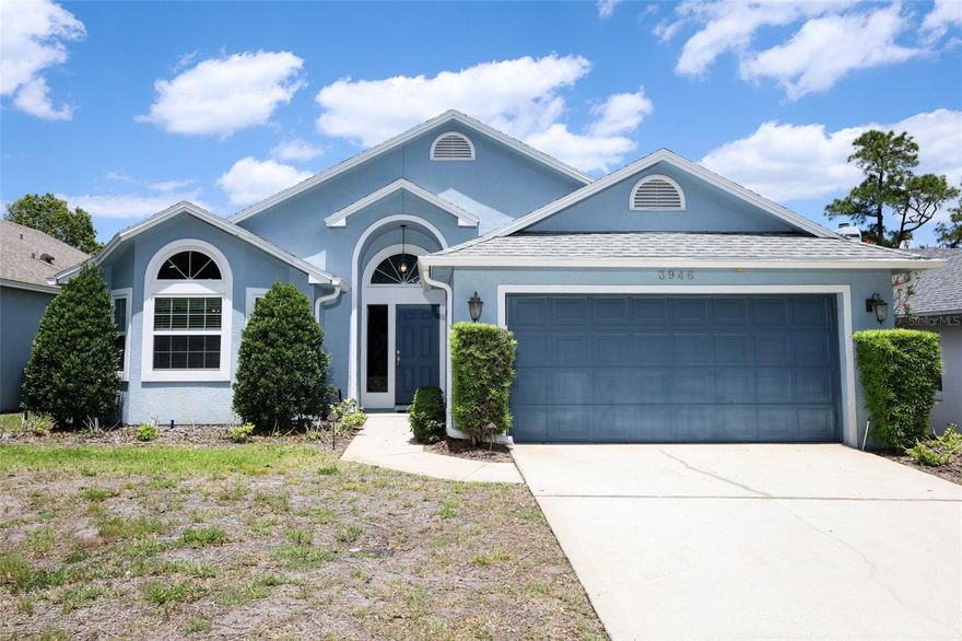 One or more photo(s) has been virtually staged. Seminole County, where "Old Florida" charm mixes with modern suburban convenience, and this Wekiva golf course home on the 9th hole is no exception.  This beautiful Wekiva area is away from the hustle, but minutes to grocery stores, restaurants & home improvement options. Well cared for throughout the years with only one owner. The home underwent a 2020 makeover that included the kitchen & appliances, all 3  bathrooms, and the water heater.  The roof was replaced in 2022 and reinspected this year. Wekiva offers some of the best schools in Seminole County, with "The Natural Choice" being one of the best Counties to live in the state of Florida.  Convenient to all the expressways to get around Central Florida.  Do not miss the amenities that Weikva offers: the continual sidewalks, local playground, tennis courts & pickleball courts, and a community center.  3946 Villas Green Cir is your next stop to homeownership!