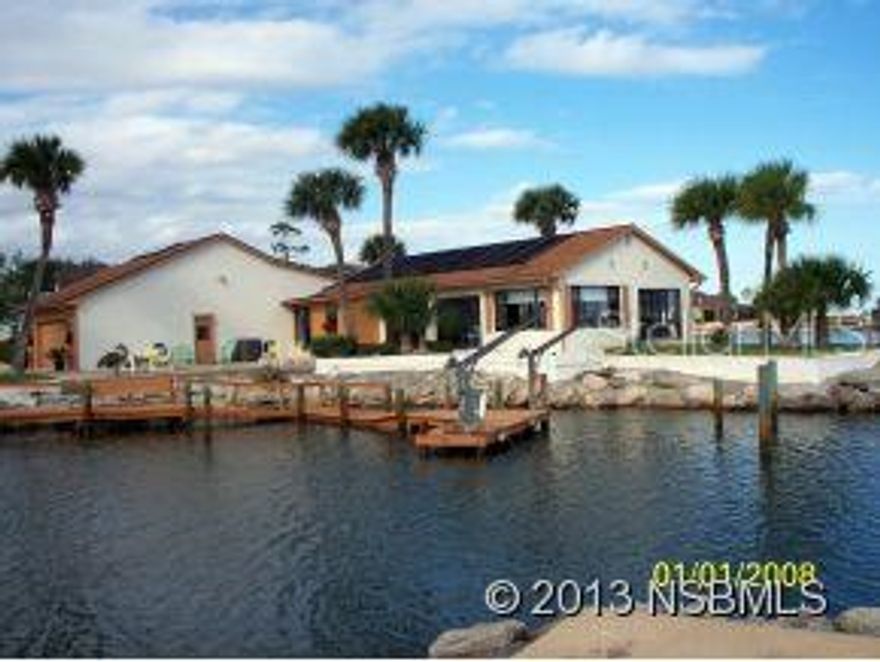 One of a kind. Spectacular riverfront home, surrounded by water, two docks, enclosed in-ground pool is 14 x 26. Easily set up for in-law living quarters. Two kitchens. Sitting room with inside jacuzzi tub. Two boat docks and private cove for secure boat storage. ;Water: City