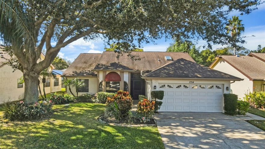 Welcome to Harbor Woods North! This charming neighborhood rarely has homes come on the market—especially at this price point—so now is the time to check this one out. This 3-bed, 2-bath, 2-car-garage home is ready for its new owner to make it their own. The split-bedroom floor plan features an open kitchen overlooking the family room, along with a wonderful bonus room that would be perfect for a pool table, craft space, or an additional lounge area.

Enjoy the delightful screened-in lanai off the back of the home—ideal for relaxing with friends or savoring your morning coffee. Major updates include HVAC (2018), gas tankless water heater (2025), and roof (2011; rear section replaced 2018), Freshly Painter Interior (2025)

Located in a high-and-dry area of Tarpon Springs, this property does not require flood insurance. This has been a well-loved home for many years and is ready to bring joy to its next owner.