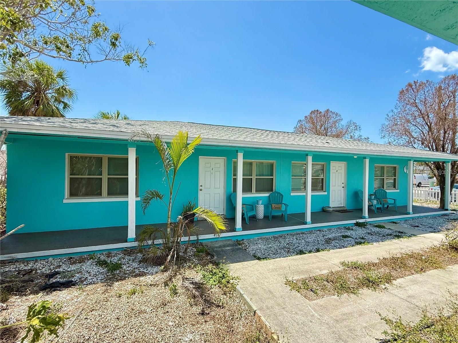 OWNER FINANCE AVAILABLE - UNBELIEVABLE CAP RATE at 11% IN THIS MARKET . ZONED CC-2, Commercial Corridor Gulf Blvd with another MASSIVE PRICE IMPROVEMENT – Don’t Miss This Deal!. Same Amazing Opportunity! Now $100K Lower than original price – Don't Miss Out on this Incredible Value! Superb LOCATION... Discover this exceptional concrete block duplex nestled in sought-after St. Pete Beach – a prime investment opportunity with a sophisticated appeal and low maintenance requirement. Positioned within walking distance of pristine beaches, Boca Ciega Bay, and the bustling Corey Avenue Farmers Market, as well as an array of amenities including fitness centers, spas, restaurants, and shops, this property offers unparalleled convenience. Each unit features two bedrooms and one bathroom, with the rear unit boasting a tastefully updated bathroom with a shower, a contemporary kitchen, and recently installed cabinets. The property is surrounded by an appealing white vinyl fence, ensuring privacy, and providing distinct outdoor areas for each unit amidst thoughtfully landscaped grounds adorned with low-maintenance xeriscaping and majestic Coconut Trees. Key Features: • Proximity to Corey Ave, St. Pete Beach, and numerous shops and restaurants. • New roof installed in 2020. • Double-pane hurricane-rated windows. • Soundproofing between units ensures enhanced privacy. • Both units are currently leased on a month-to-month at $1900. This duplex presents a lucrative investment opportunity with future rental income generating $2300 to $2600 per month (near 9% CAP RATE) Whether you're considering occupying one unit and renting the other or leveraging both units for rental income, this property epitomizes the perfect blend of coastal lifestyle and financial prosperity. Don't miss out on this prime investment opportunity!