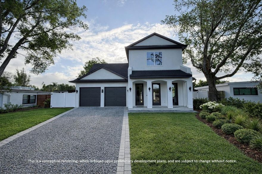 Nearing completion and set to be move-in ready in just three weeks, this exceptional residence represents one of the best values currently available in Winter Park. This remarkable residence designed by renowned architect Gary Hancock is a masterclass in craftsmanship, architecture, and timeless elegance. From the moment you arrive, the home commands attention with a breathtaking façade defined by graceful archways and refined architectural symmetry. Every exterior line and material selection has been intentionally chosen to create a presence that feels both bold and enduring, setting this residence apart as something truly exceptional. Inside, the home unfolds into a light-filled interior where design and livability coexist seamlessly. Ten-foot ceilings, level 5 drywall, and an abundance of expansive windows allow natural light to pour into every space, illuminating the impeccable finishes and creating an airy, sophisticated atmosphere throughout. Upgraded designer light fixtures add warmth and character, while the open-concept layout is anchored by a stunning living area centered around a refined fireplace, offering a natural gathering space that feels both intimate and grand. Flowing effortlessly from the living room, the dining area opens through elegant doors to the outdoor entertaining spaces, beautifully blending indoor and outdoor living. At the heart of the home, the chefs kitchen is as visually striking as it is thoughtfully designed. Custom cabinetry, sleek quartz countertops, a paneled refrigerator, and a premium induction range, reflect the builders uncompromising commitment to quality, performance, and clean modern design. The primary suite is a private retreat, highlighted by a spa-inspired bath with a freestanding soaking tub, an expansive walk-in shower, and a beautifully designed walk-in closet with direct access to the laundry room for effortless everyday living. Each secondary bedroom continues the theme of elevated design, offering generous proportions, abundant natural light, and elegantly appointed en-suite baths that ensure comfort and privacy for family and guests alike. Outdoors, the home reveals another level of thoughtful craftsmanship. A covered patio with a fully equipped summer kitchen overlooks a sparkling pool and expansive backyard, creating a setting equally suited for quiet evenings or lively gatherings. What truly defines this residence is the extraordinary level of craftsmanship throughout. No detail has been overlooked, no finish treated as an afterthought, and no design decision made without intention. This is a home that feels as impressive in its execution as it does in its presence.