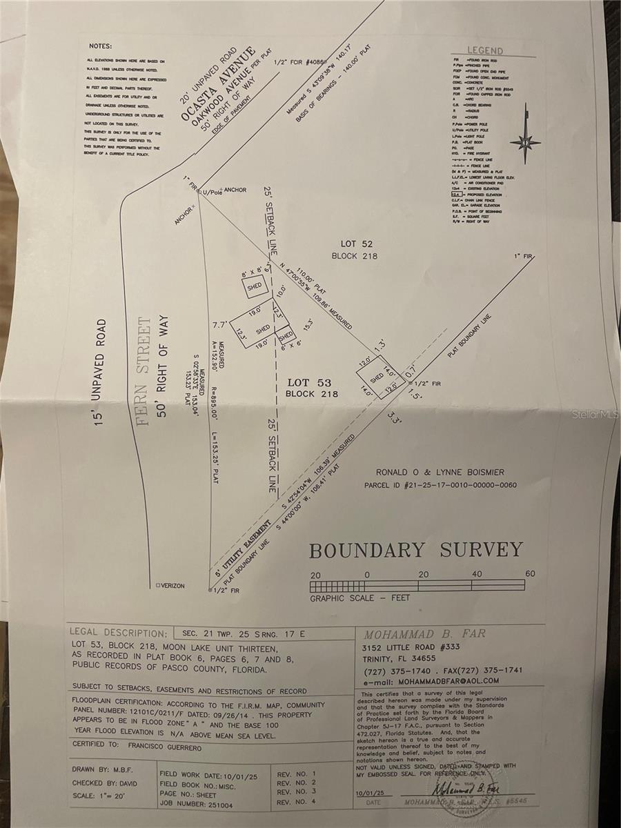 MOON LAKE ESTATES - Land
