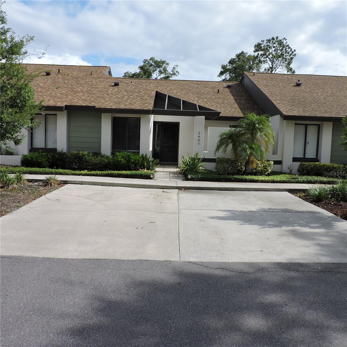 Seminole County and Winter Park! Centrally located on the border of Orange County, this well-established community of Cedarwood Village is conveniently located to beautiful Park Ave and all of the greater Orlando suburbs, locations and attractions. This well maintained single story cinderblock stucco has amble skylight natural light, open kitchen to family room, soaring vaulted ceilings and uniform beautiful wide panel water resistant vinyl flooring running throughout the entire residence. No carpet anywhere!! Nice dining area space to fit a large table, but also room in the kitchen for a small breakfast table by the window for morning coffee. The Primary bedroom suite has dual his and her closets and direct access to the screened private patio. The second bedroom has access to the front open and private patio. Other recent improvements are 5.25" high baseboards, range, water heater, door hardware and lighting. Roof was replaced in 2020. Additional locked storage in large closet on the patio. Community roads were recently repaved. This pet-friendly community is well maintained and offers a community pool, clubhouse and tennis courts. Winter Park Condo living at it's best with shopping, restaurants, UCF, Rollins College and Full Sail all minutes away.