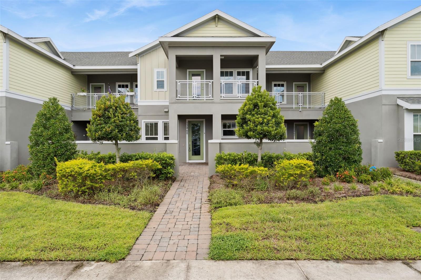 3 bedroom townhome located in the prestigious Laureate Park at Lake Nona. HIGHLY DESIRED KELLER FLOORPLAN with MODEL UPGRADES & PRIVATE COURYARD! This two story townhome features a great room design on the first floor. The dining room overlooks the GOURMET KITCHEN which features 42' UPGRADED CABINETS and GRANITE COUNTERTOPS including stainless steel appliances. UPGRADED TILE throughout downstairs living areas. HARDWOOD STAIRS lead you to the second level featuring two Jack & Jill bedrooms with shared bath. OVERSIZED MASTER BEDROOM which opens up to the COVERED BALCONY. All bathrooms highlight upgraded cabinets and granite countertops. ATTACHED 2- CAR GARAGE WITH DRIVEWAY. RENT INCLUDES: fiber-optic speed internet & LP Fit Gym membership. The community also features access to the resort-like state-of-the art Aquatic Center with two swimming pools (family pool & quiet pool) and sand volleyball court, Canvas Restaurant and Cafe, Lake House event venue, community gardens, dog parks, and trails perfect for walking, running and bicycling. Located within desired A-rated schools! Conveniently situated near major highways, 417, 528, turnpike, and Orlando International Airport. Close proximity to Medical City, including UCF Medical School, Sanford- Burnham Institute, Veterans Affairs Hospital, Nemours Hospital, MD Anderson Cancer Center, US Tennis Association national headquarters and Lake Nona Country Club. This home will not last long, schedule your appointment today!