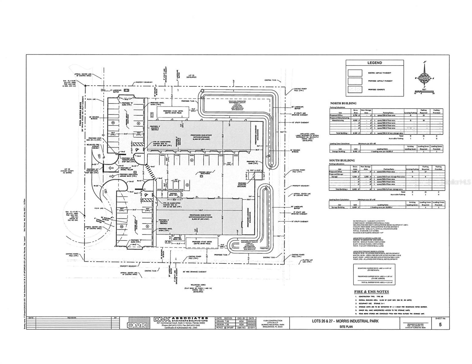 MORRIS INDUST PARK - Land