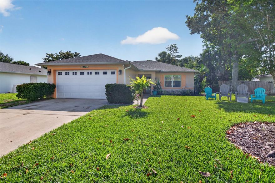 A well-maintained 3BR/2BA concrete block home located in Coventry Forest . Not in a flood zone.
 Major Systems  replaced: 2017 roof, 2016 water heater, and  2021 A/C unit.
The Kitchen features Eat-in kitchen with a pass-through to the dining area and an indoor laundry space with complete appliances.
Primary Suite iincludes a large walk-in closet and an en-suite bathroom with a walk-in shower.
Two secondary bedrooms share a full bathroom with a tub/shower. The third bedroom features French doors and can easily serve as an office.
 The great room leads to a screened porch,, and a fully fenced backyard, perfect for pets or gardening.
Room sizes from tax roll, intended to be accurate not guaranteed.